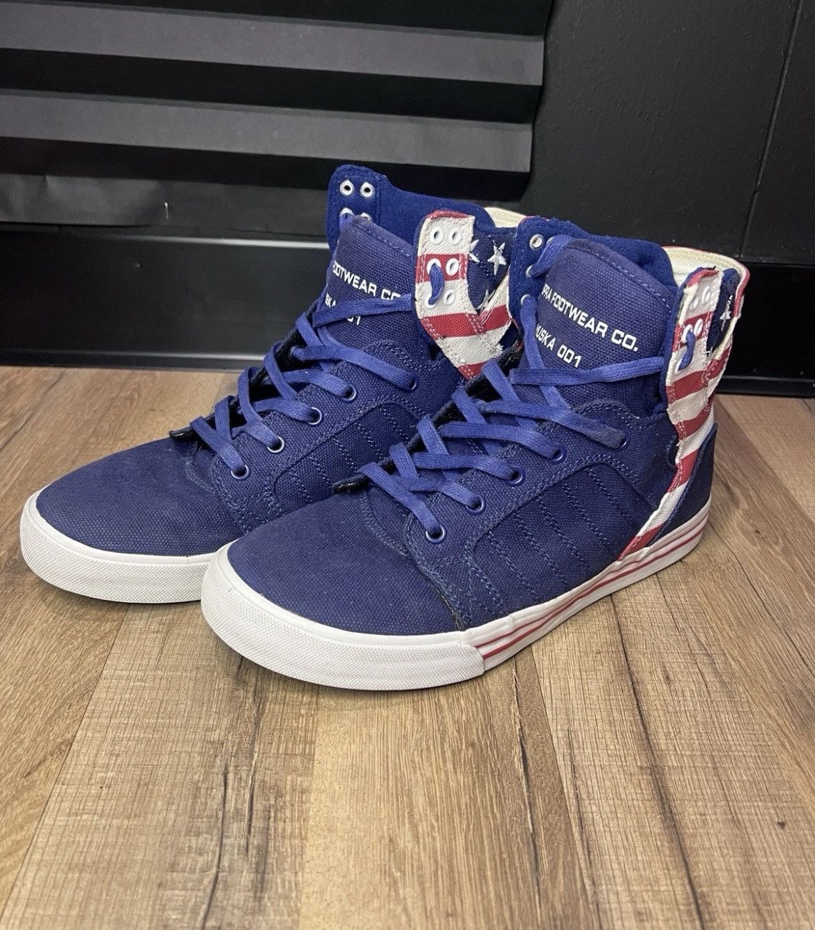Supra RARE - Supra Muska 001 “Liberty” SkyTop Sneaker/Shoes Size US 10.5 / EU 43-44 - 4 Thumbnail