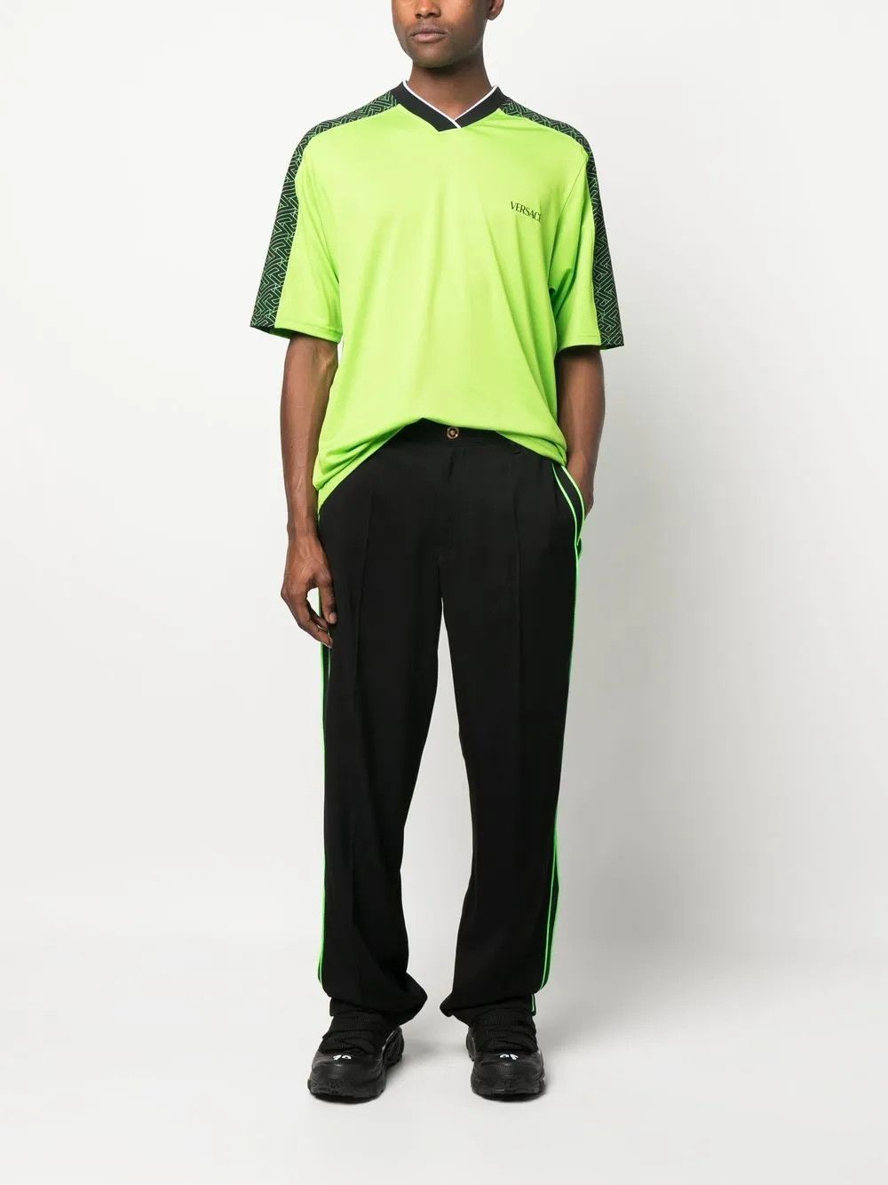 Versace o1y0425 Casual Pant in Black Size US 34 / EU 50 - 5 Thumbnail