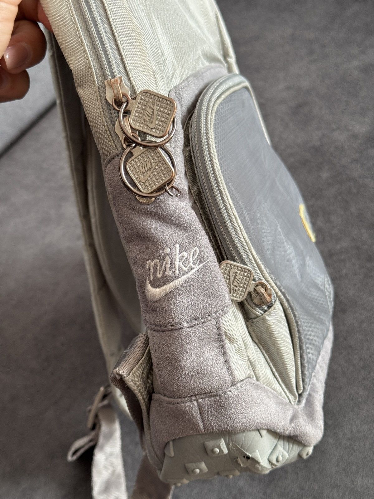 Other Vintage Nike Grey Bagpack 90’s Y2K Size ONE SIZE - 9 Thumbnail