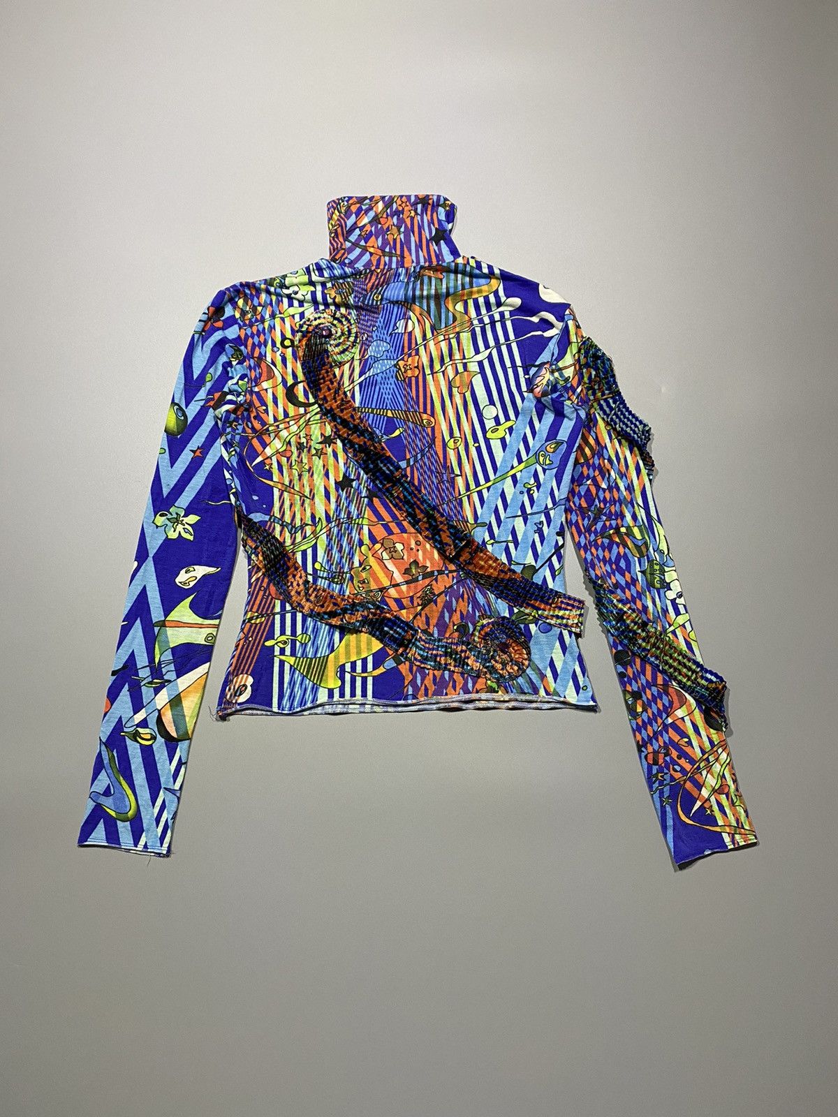 Issey Miyake SS14 Printed Top Size M / US 6-8 / IT 42-44 - 8 Thumbnail