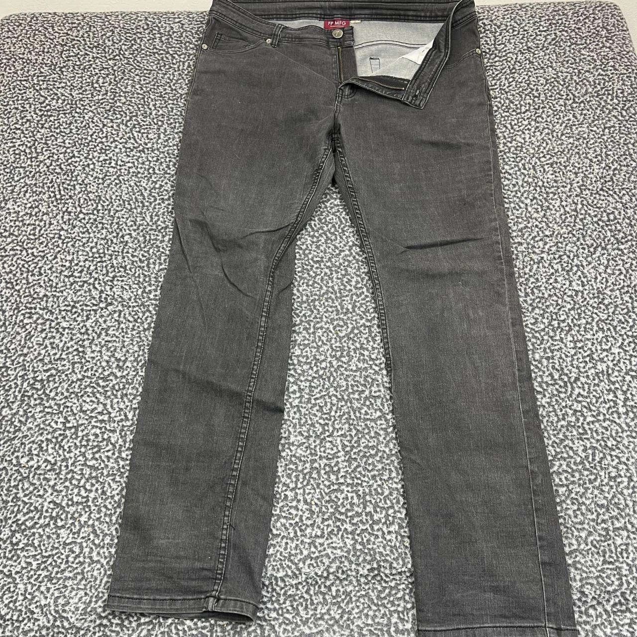 Other Footprint Manufacture Jeans Men 36x33 Black Denim Pants Size US 36 / EU 52 - 1 Thumbnail