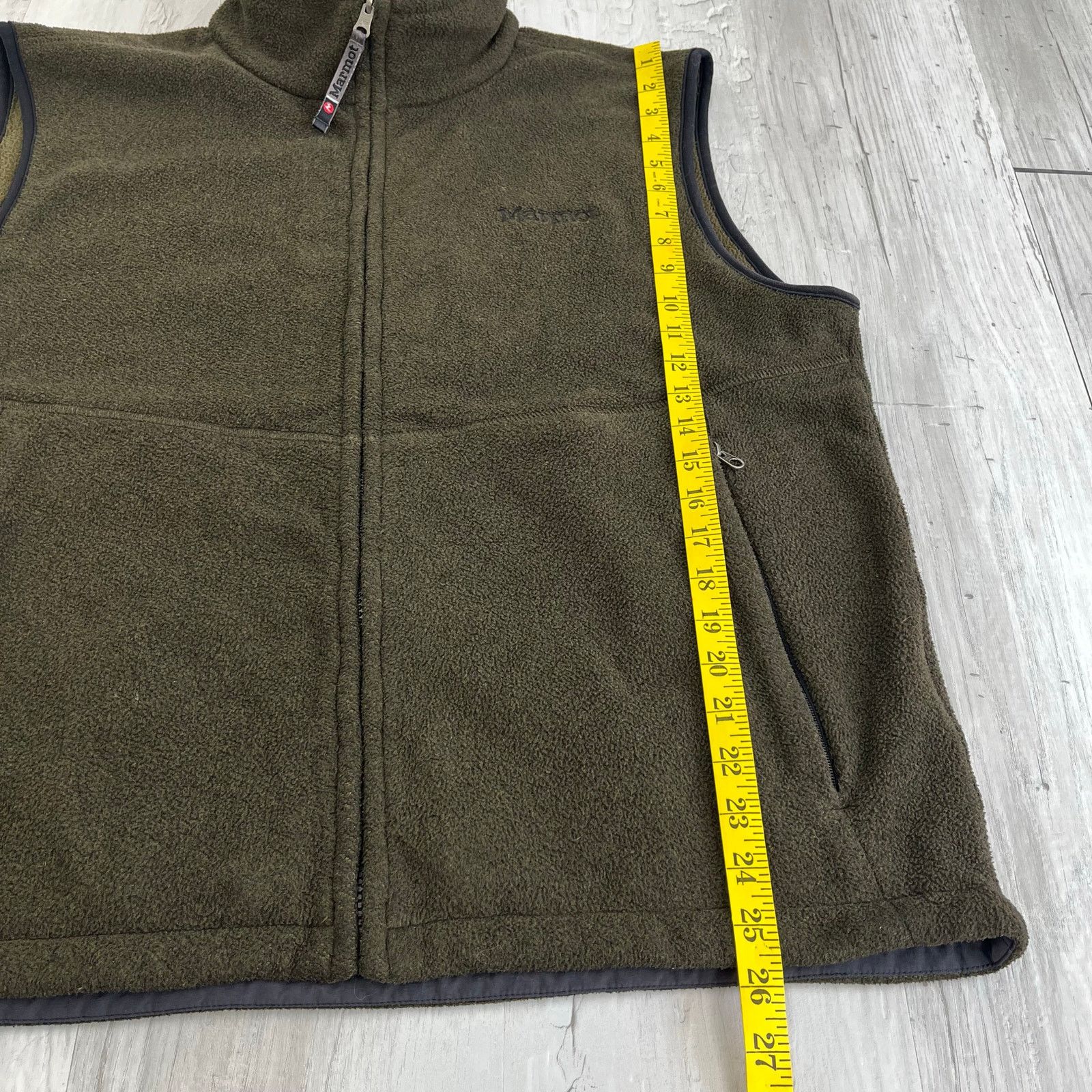 Marmot Marmot Polartec Brown Fleece Full Zip Vest Size US L / EU 52-54 / 3 - 11 Thumbnail