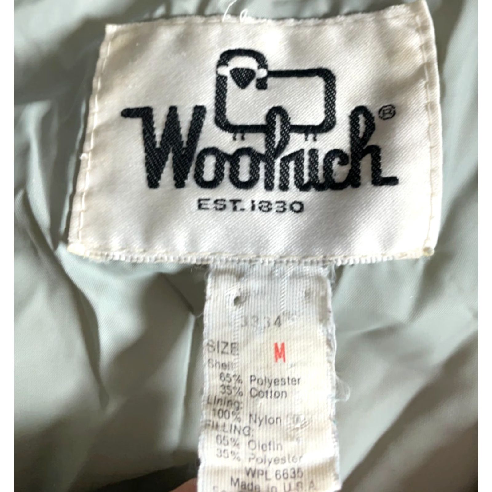 Vintage VINTAGE Woolrich Parka Jacket Mens Medium Blue Full Zip Hooded Lined Pockets Removable Hood 80s Size US M / EU 48-50 / 2 - 3 Thumbnail