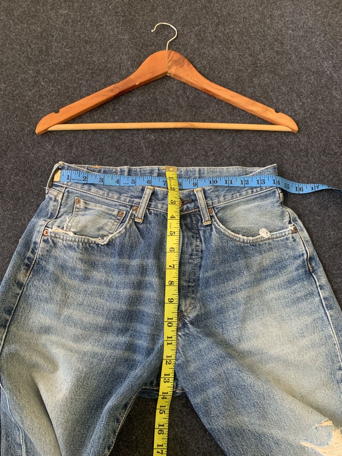 Edwin VINTAGE EDWIN 505 SELVEDGE Size US 28 / EU 44 - 6 Thumbnail