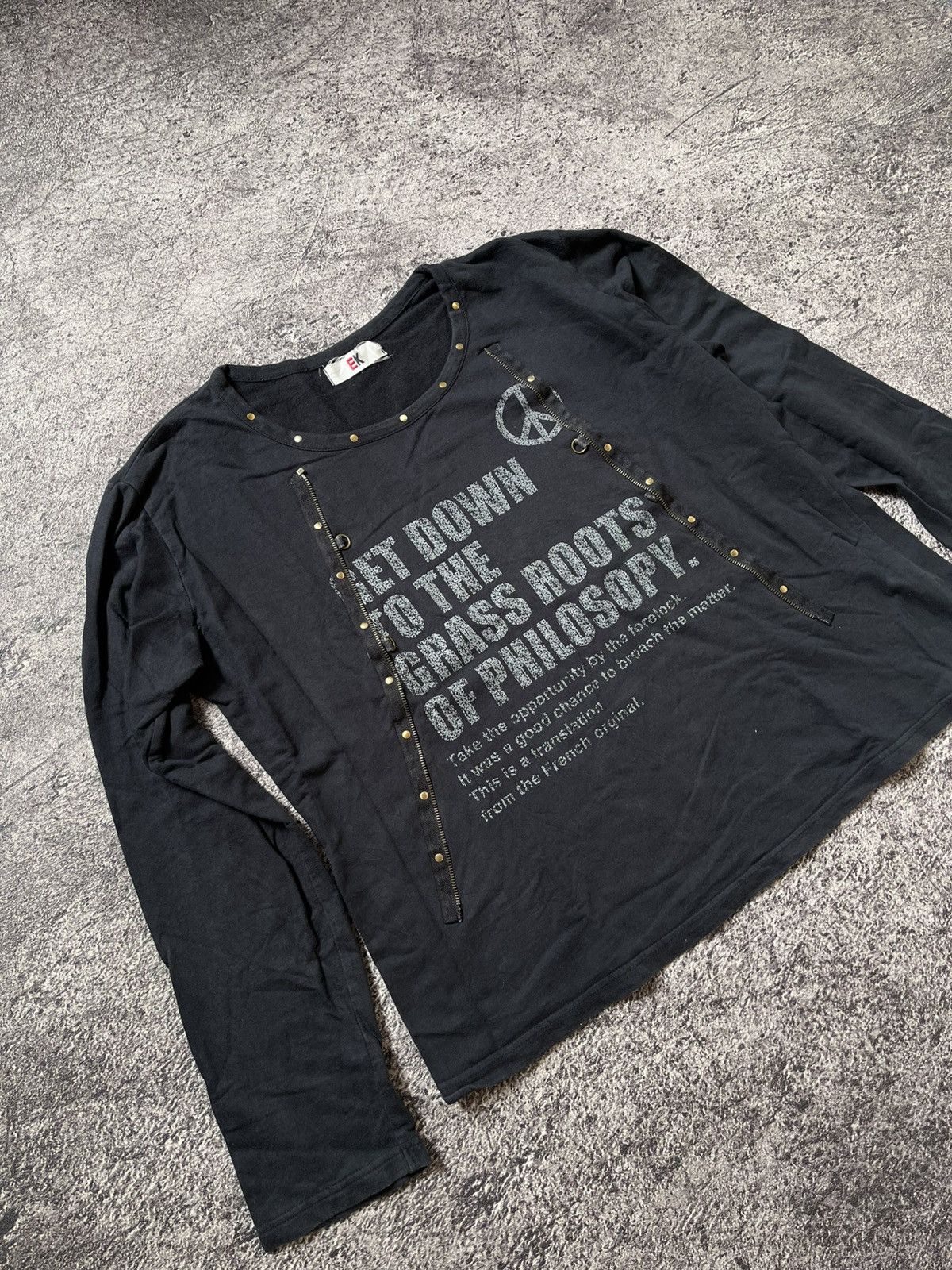 Japanese Brand Y2K EK Ifisixwasnine style long sleeve Size US L / EU 52-54 / 3 - 3 Thumbnail