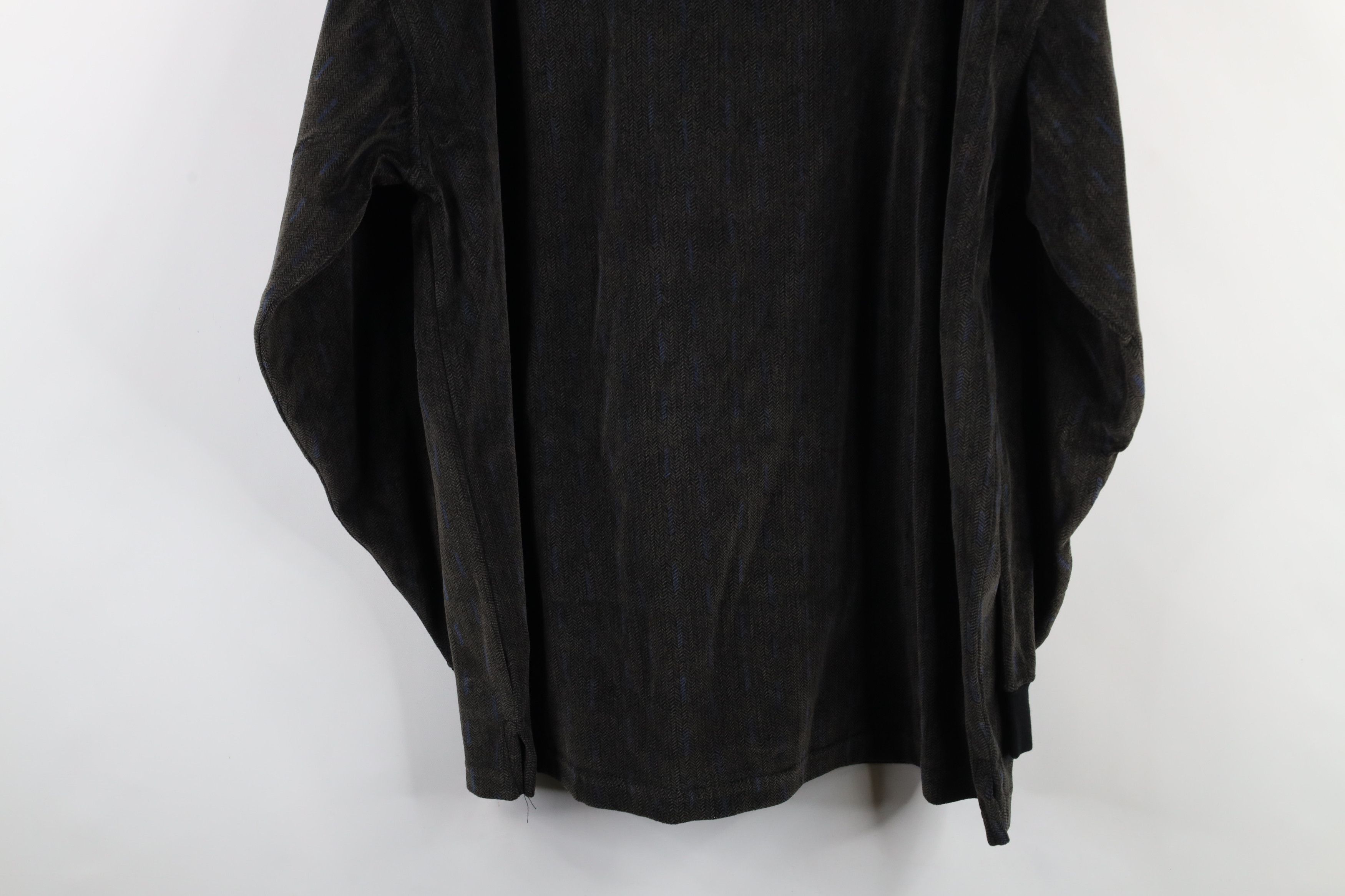 Vintage Deadstock Vintage 90s Streetwear Fleece Long Sleeve Polo Size US XL / EU 56 / 4 - 10 Thumbnail
