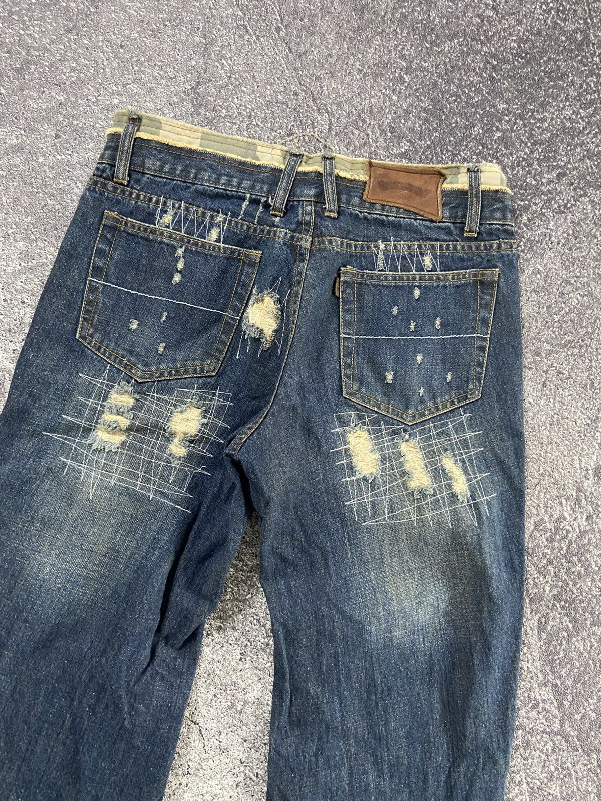 Designer × Japanese Brand Japanese brand double waist denim Size US 32 / EU 48 - 10 Thumbnail
