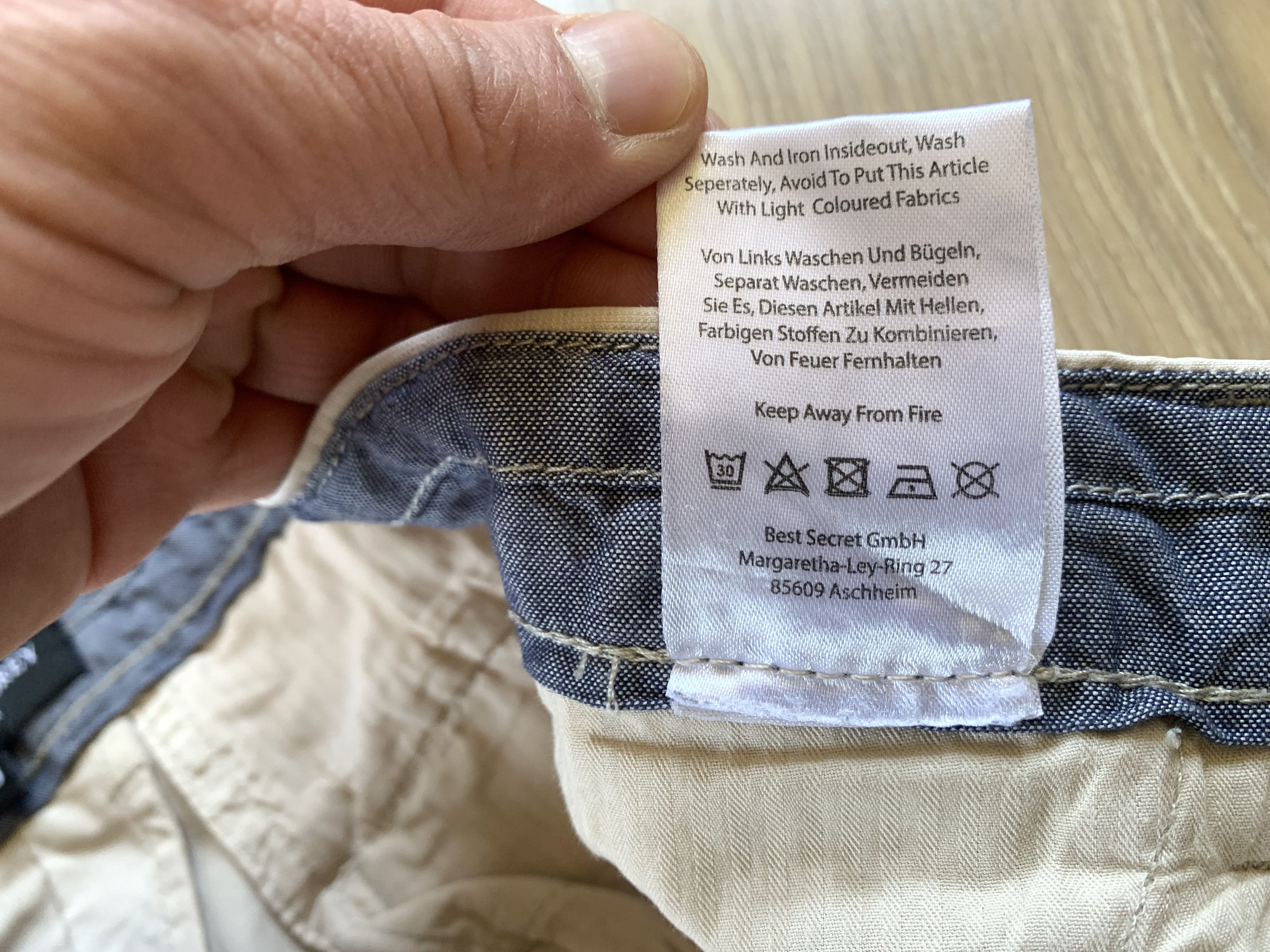 Other Lawrence Grey New York Men's Beige Trousers Pants Size US 34 / EU 50 - 9 Thumbnail