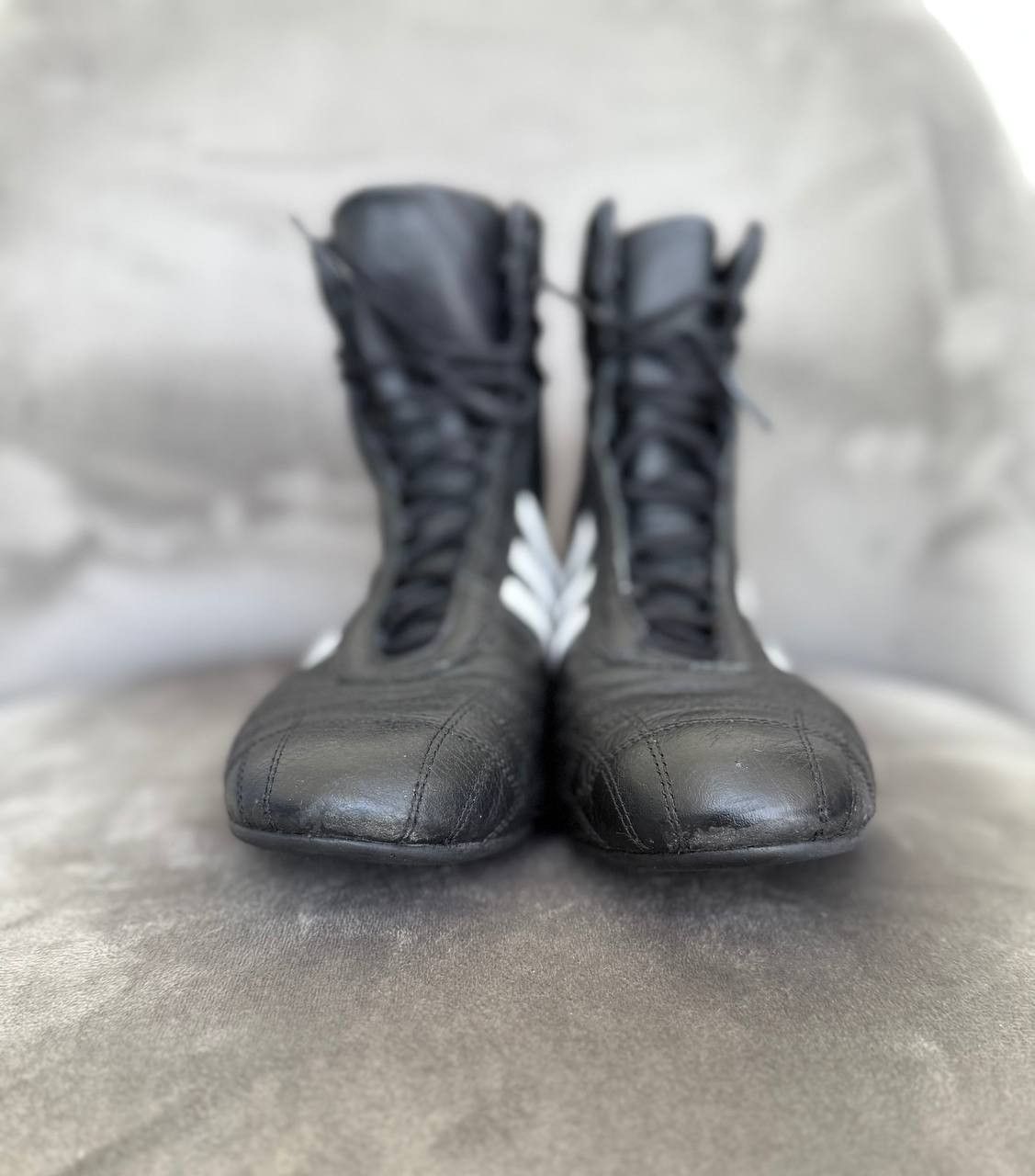 Adidas Adidas Prajna 05/03 Leather Vintage Boxing wrestling Boots Size US 6.5 / IT 36.5 - 6 Thumbnail