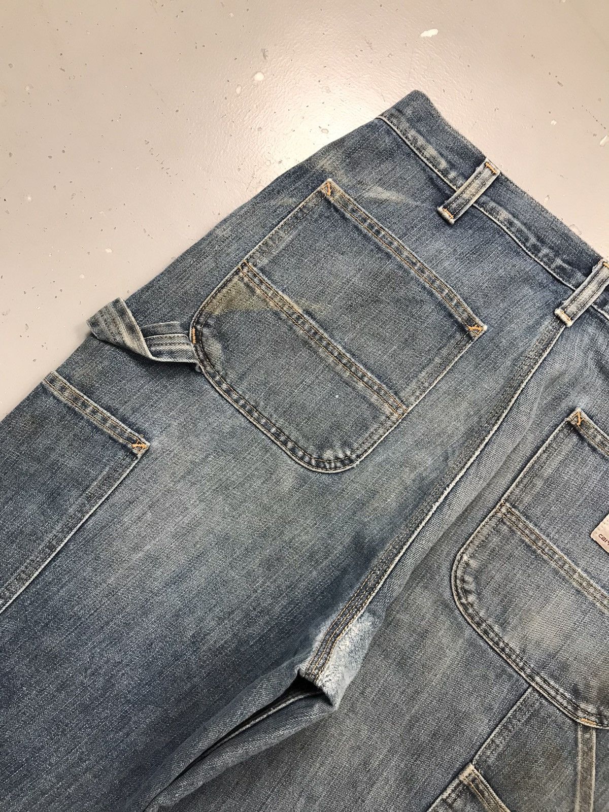 Carhartt Vintage Carhartt dusty double knee workwear denim Size US 36 / EU 52 - 15 Thumbnail