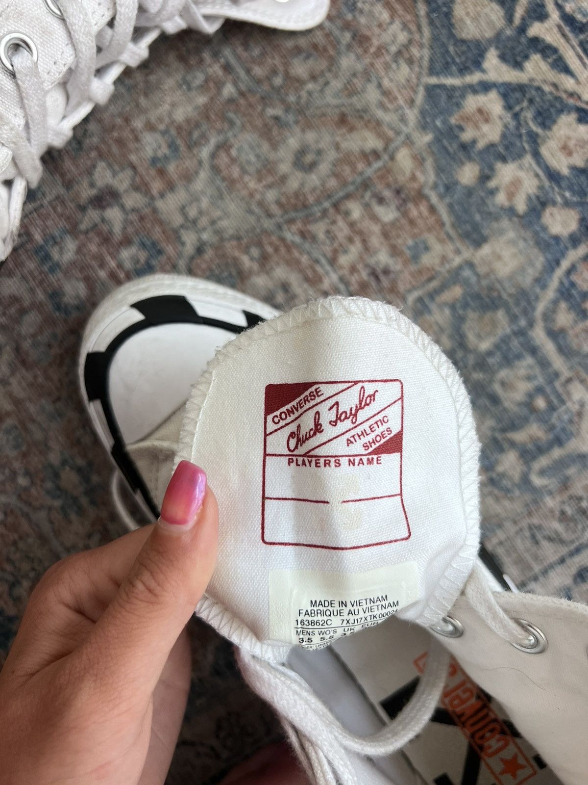 Converse × Off-White Off-white Converse Size US 5.5 / IT 35.5 - 11 Thumbnail