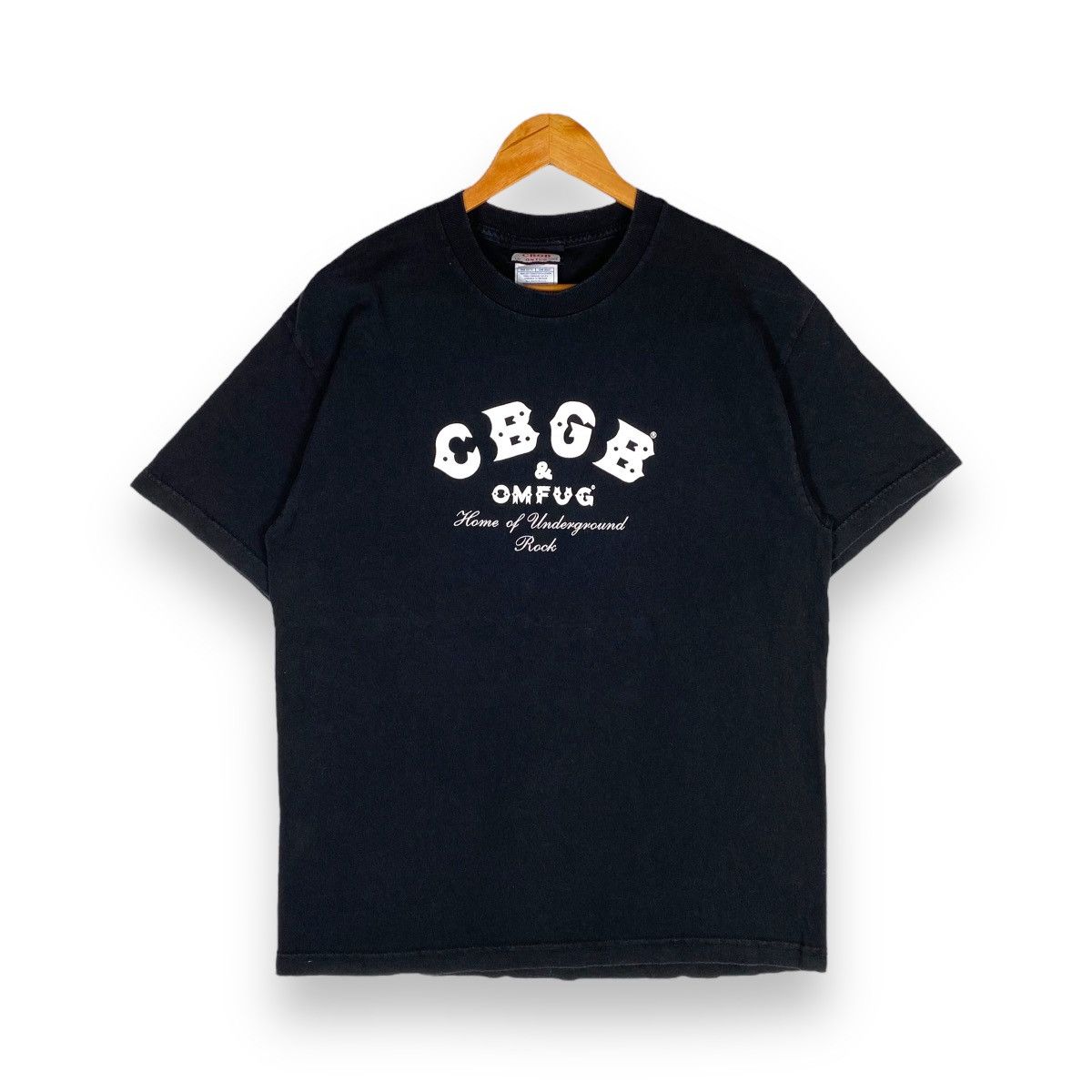 Band Tees × Vintage Vintage CBGB & OMFUG Home Of Underground Punk Bar Tee Size US L / EU 52-54 / 3 - 1 Thumbnail
