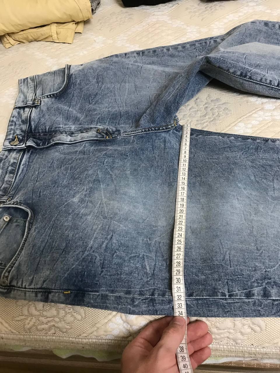 Represent Clo. 🔥 Represent Baggy Denim Pants Blue Jeans Trousers Size US 36 / EU 52 - 9 Thumbnail