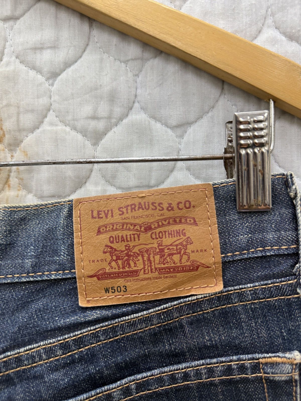 Levi's 🔥🔥🔥STEALS VTG LEVIS DISTRESSED DENIM Size 28" / US 6 / IT 42 - 10 Thumbnail
