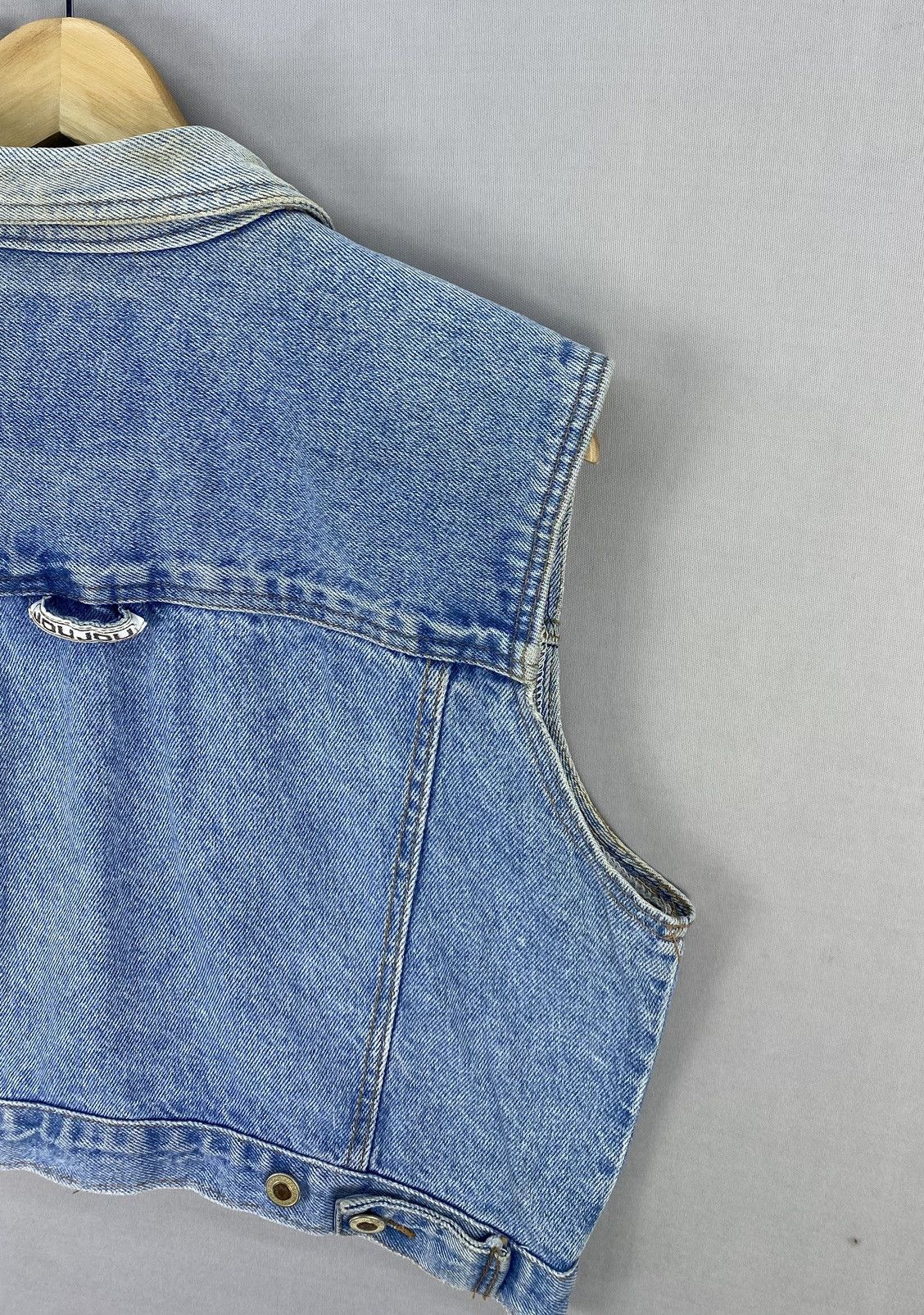 Vintage Vintage 80’s Joujou Jeans Classic Denim Vest Size M / US 6-8 / IT 42-44 - 5 Thumbnail