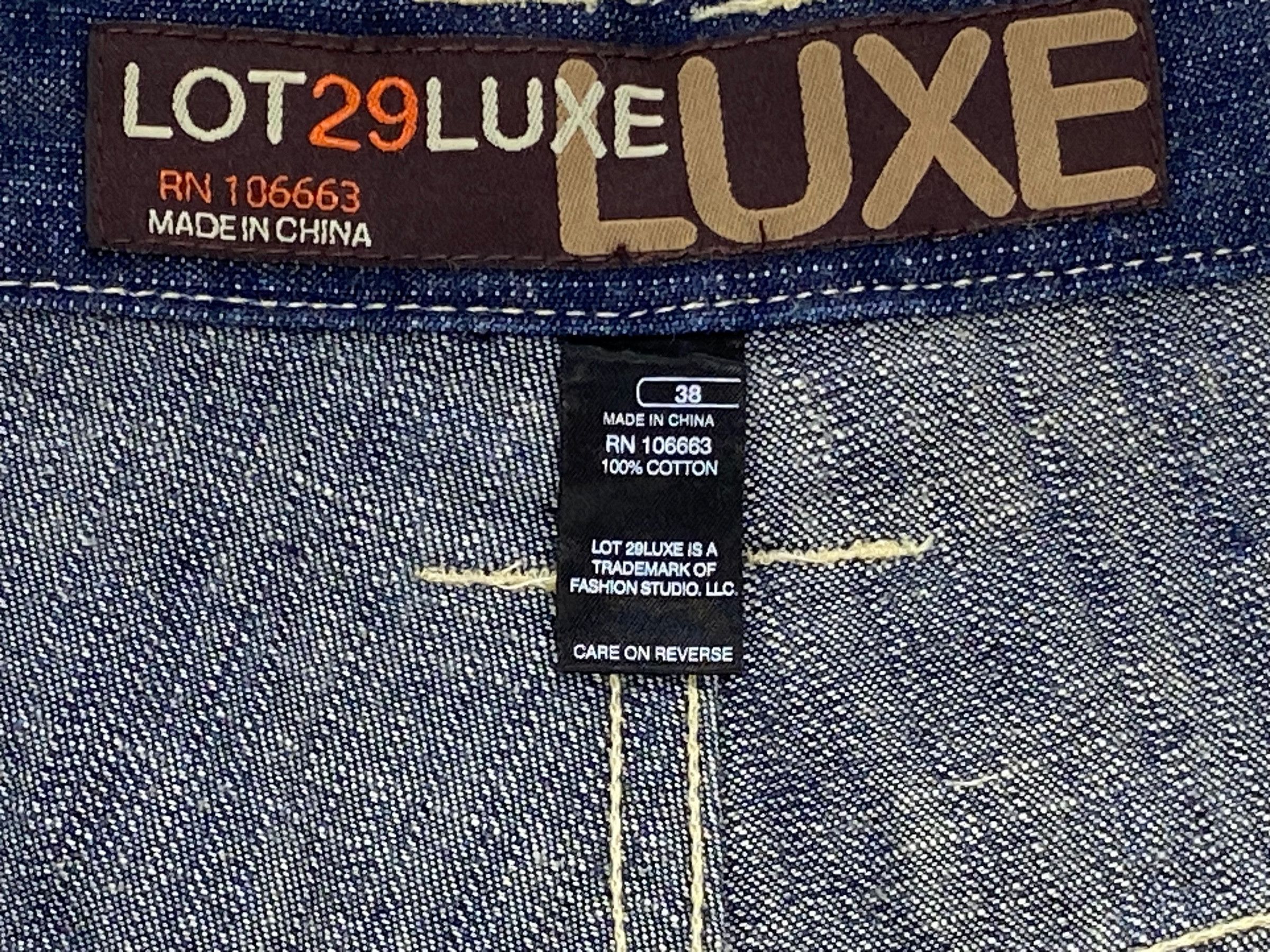Japanese Brand Lot29 Luxe Jeans Baggy Jeans Size US 38 / EU 54 - 9 Thumbnail