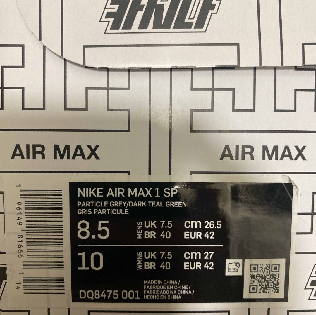 Nike Nike Kasina x Air Max 1 SP Won-Ang - Grey Size US 8.5 / EU 41-42 - 9 Thumbnail