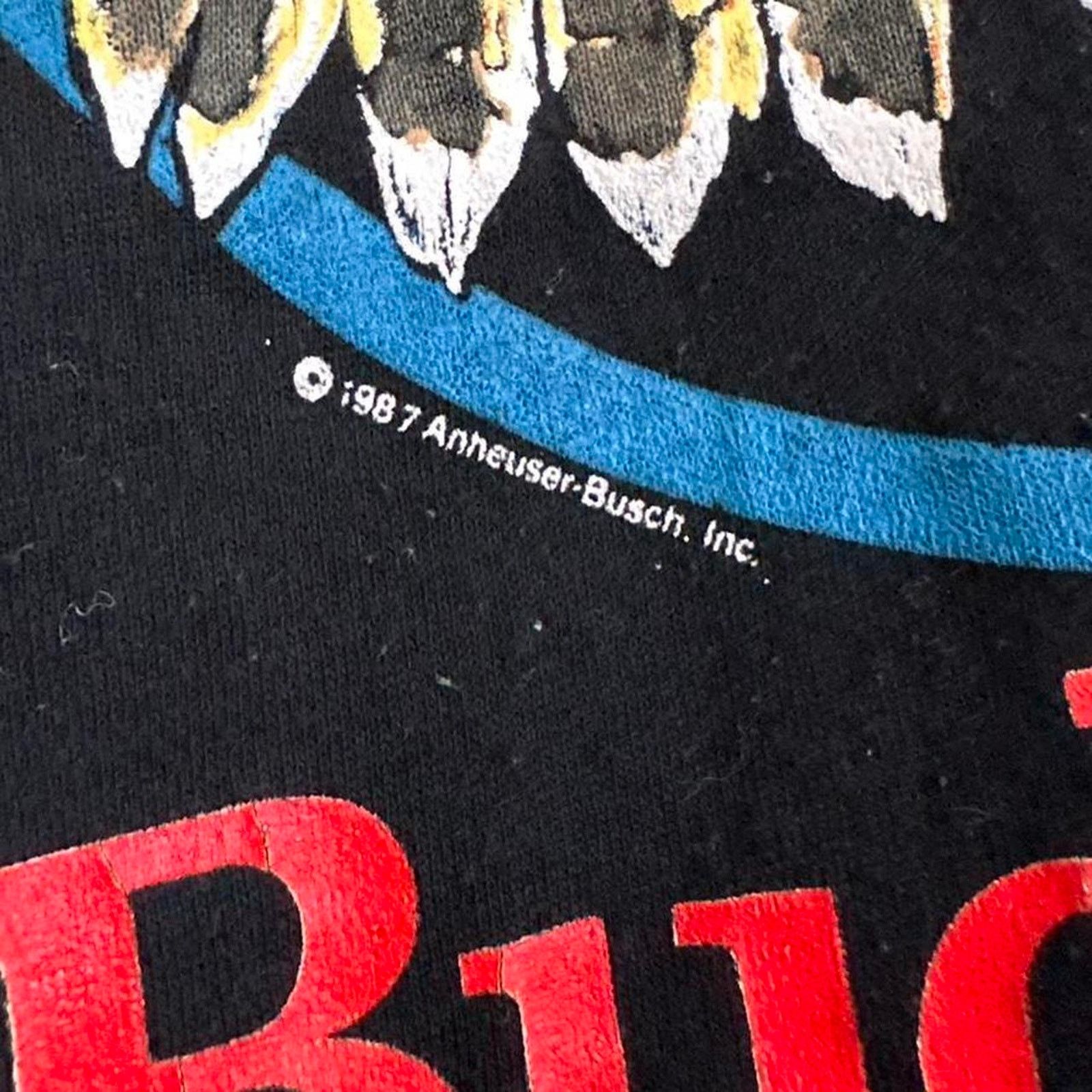 Budweiser × Vintage Vintage 1987 Budweiser Air Force Salutes You Shirt Size US L / EU 52-54 / 3 - 3 Thumbnail