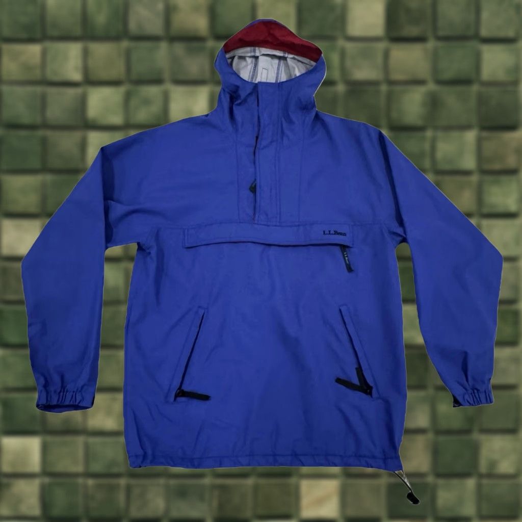 Vintage VINTAGE L.L. Bean Parka Jacket Mens Small Blue Nylon Zip 90s USA Solid Wool? Size US S / EU 44-46 / 1 - 1 Thumbnail