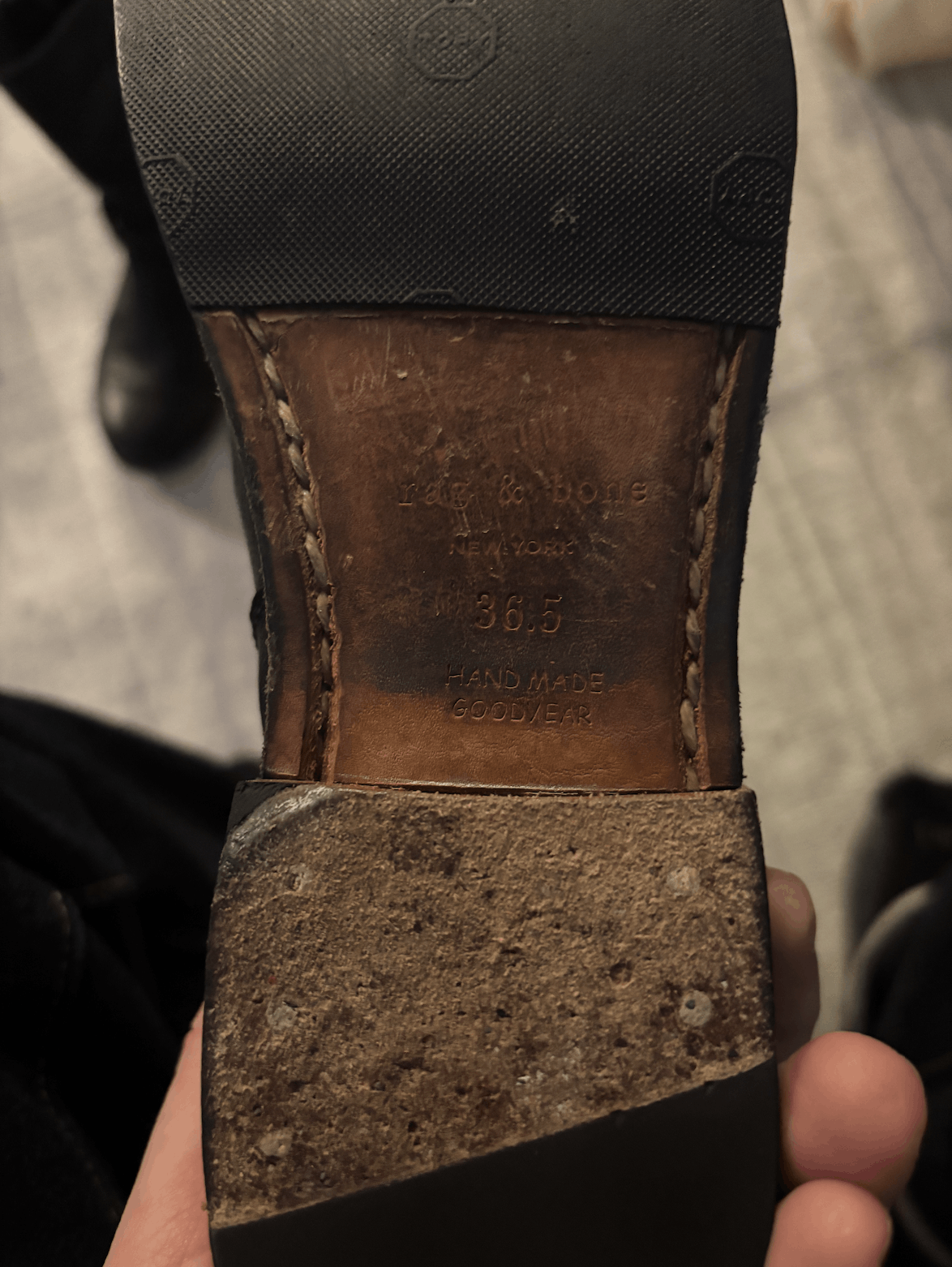 Rag & Bone Rag & Bone Black Leather Moto Boots Vintage Size US 6.5 / IT 36.5 - 6 Thumbnail