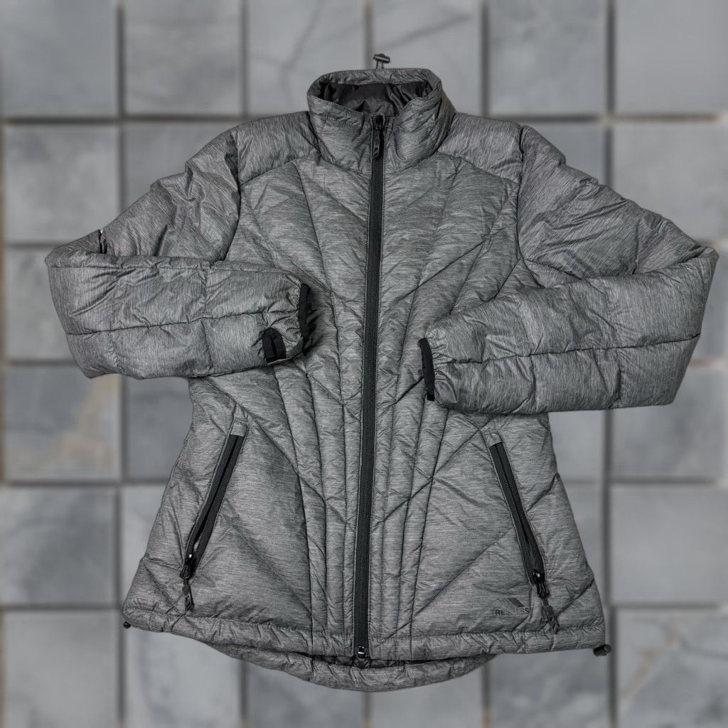 Vintage Trespass Puffer Jacket Womens S Gray Down Filled Insulated Coat Outdoor Jacket Puffer Womens Small Gray Down Filled Insulated Coat Outdoor S Size S / US 4 / IT 40 - 1 Thumbnail