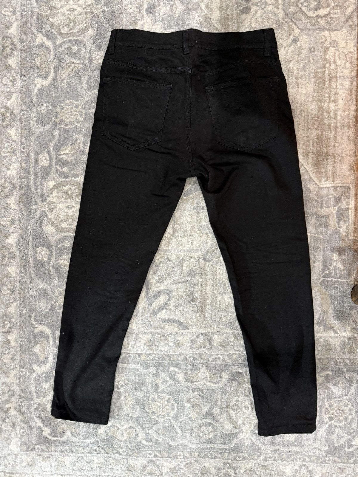 Acne Studios Ace Stay Cash black slim denim jeans 30/34 Size US 30 / EU 46 - 3 Thumbnail