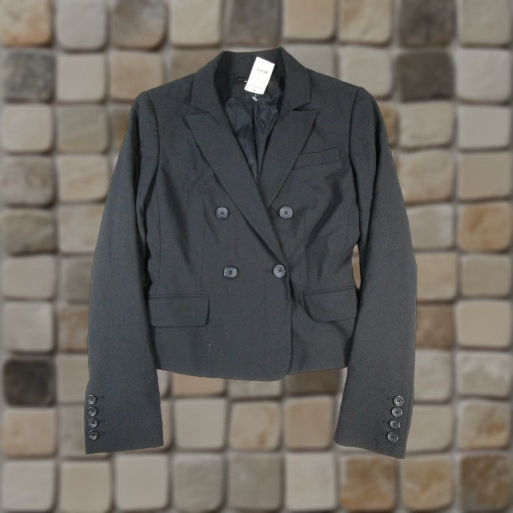 Express Express Design Studio Blazer Womens 2 Black Sports Coat New Size XS / US 0-2 / IT 36-38 - 1 Thumbnail