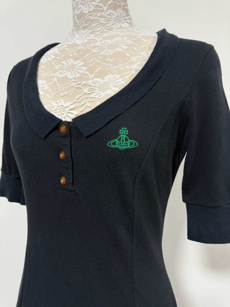 Vivienne Westwood Vivienne Westwood size2 Black green or embroidered polo col Size S / US 4 / IT 40 - 5 Thumbnail