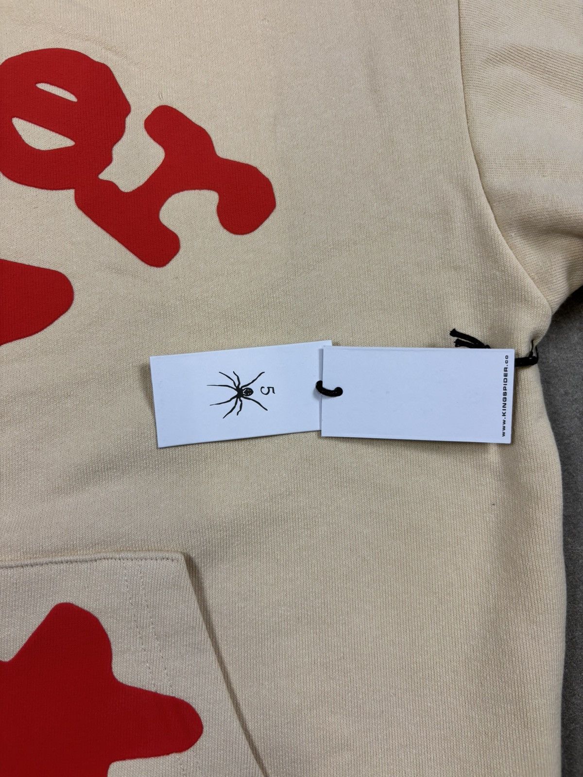 Sp5der Sp5der Beluga Hoodie, Cream Size US L / EU 52-54 / 3 - 6 Thumbnail
