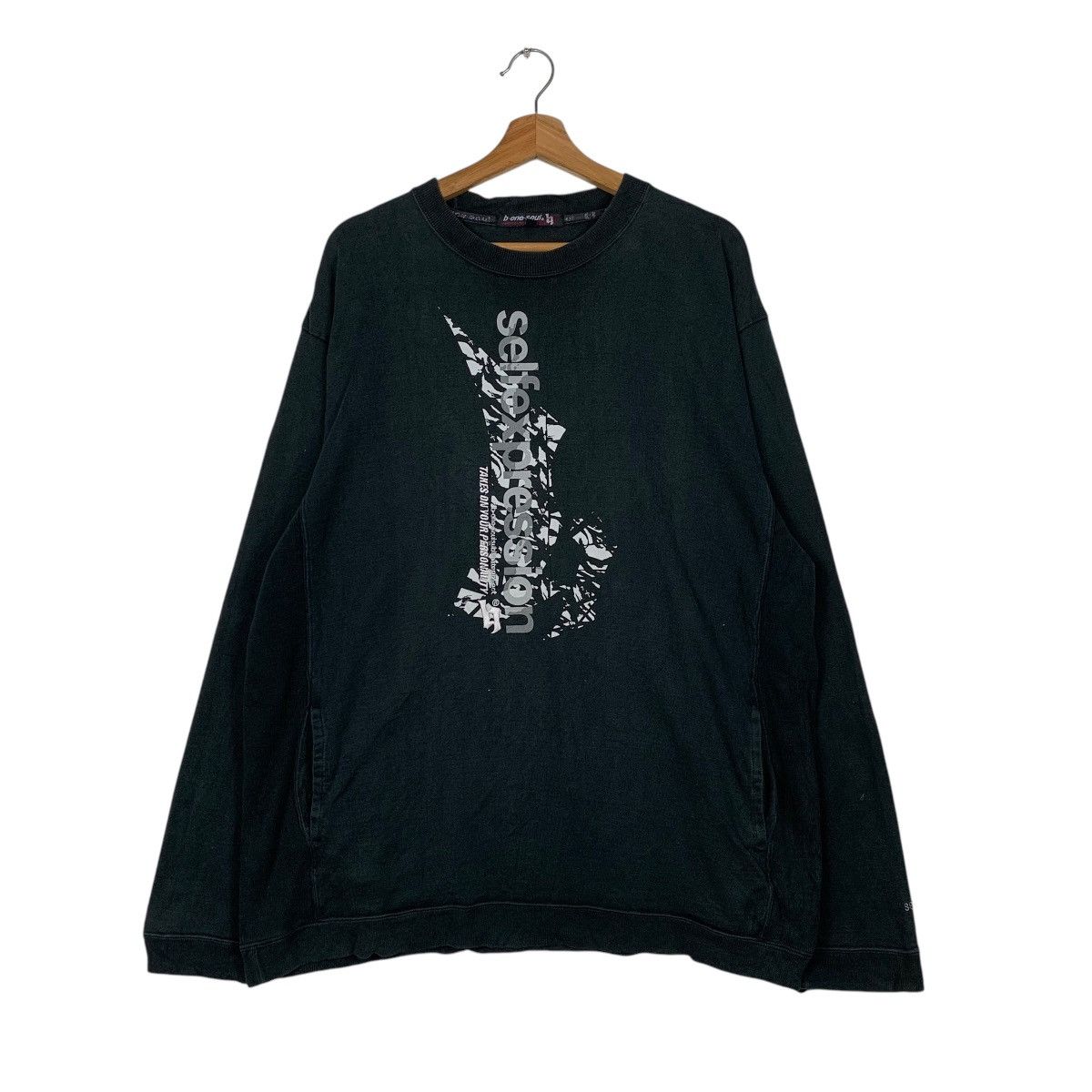 Japanese Brand Japanese Brand B One Soul Self Expression Sweatshirt Size US L / EU 52-54 / 3 - 1 Thumbnail
