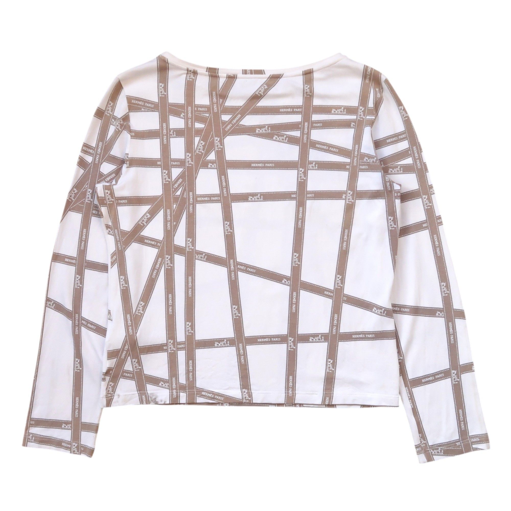 Hermes Hermes Margiela Era Ribbon Long Sleeve Tee Size US M / EU 48-50 / 2 - 2 Thumbnail
