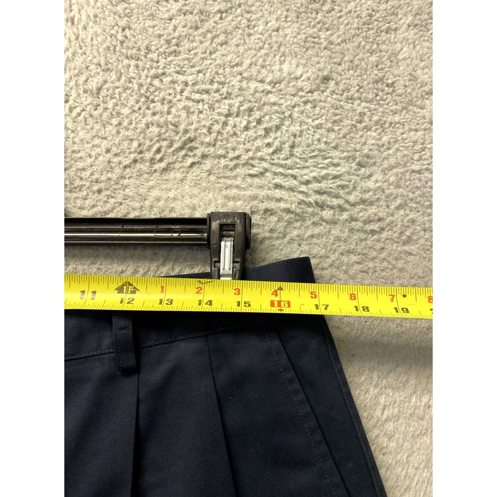 Nordstrom John W Nordstrom Men’s Navy Pleated Shorts 34 Chino Casual Travel 9in Inseam Pacific Kad Navy Size US 34 / EU 50 - 2 Thumbnail