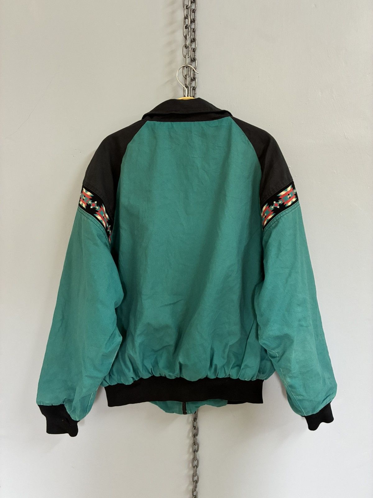 Express Vintage 80s Express Rider zip up Aztec Navajo motive jacket Size US XL / EU 56 / 4 - 2 Thumbnail