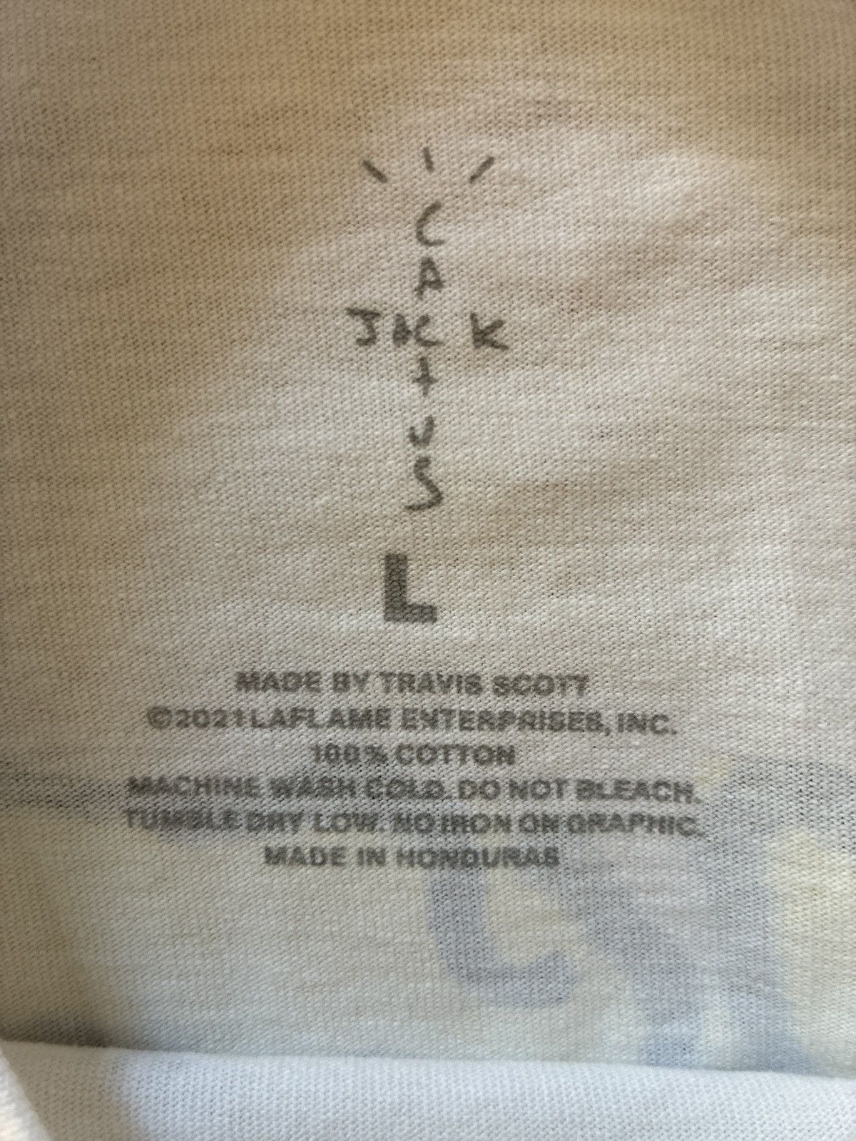 Fragment Design × Kaws × Travis Scott Travis Scott Cactus Jack Fragment Kaws Tee Size US L / EU 52-54 / 3 - 10 Thumbnail