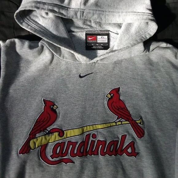 MLB × Nike × Vintage Vintage Nike St. Louis Cardinals Hoodie Sweatshirt Mid Size US XL / EU 56 / 4 - 1 Thumbnail
