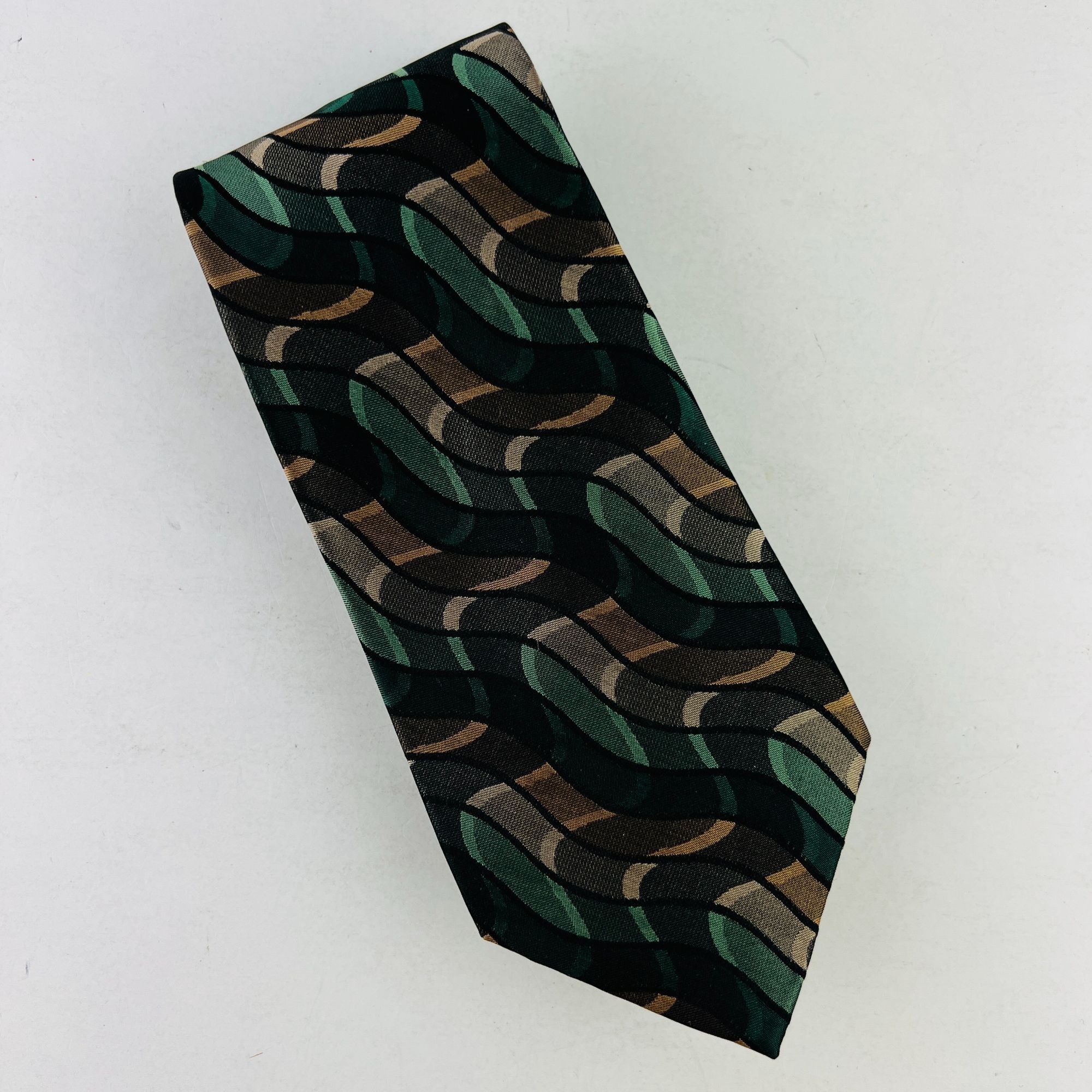 Arrow ARROW Army Camo Camoflage Design Necktie Tie 100% Silk Size ONE SIZE - 1 Thumbnail