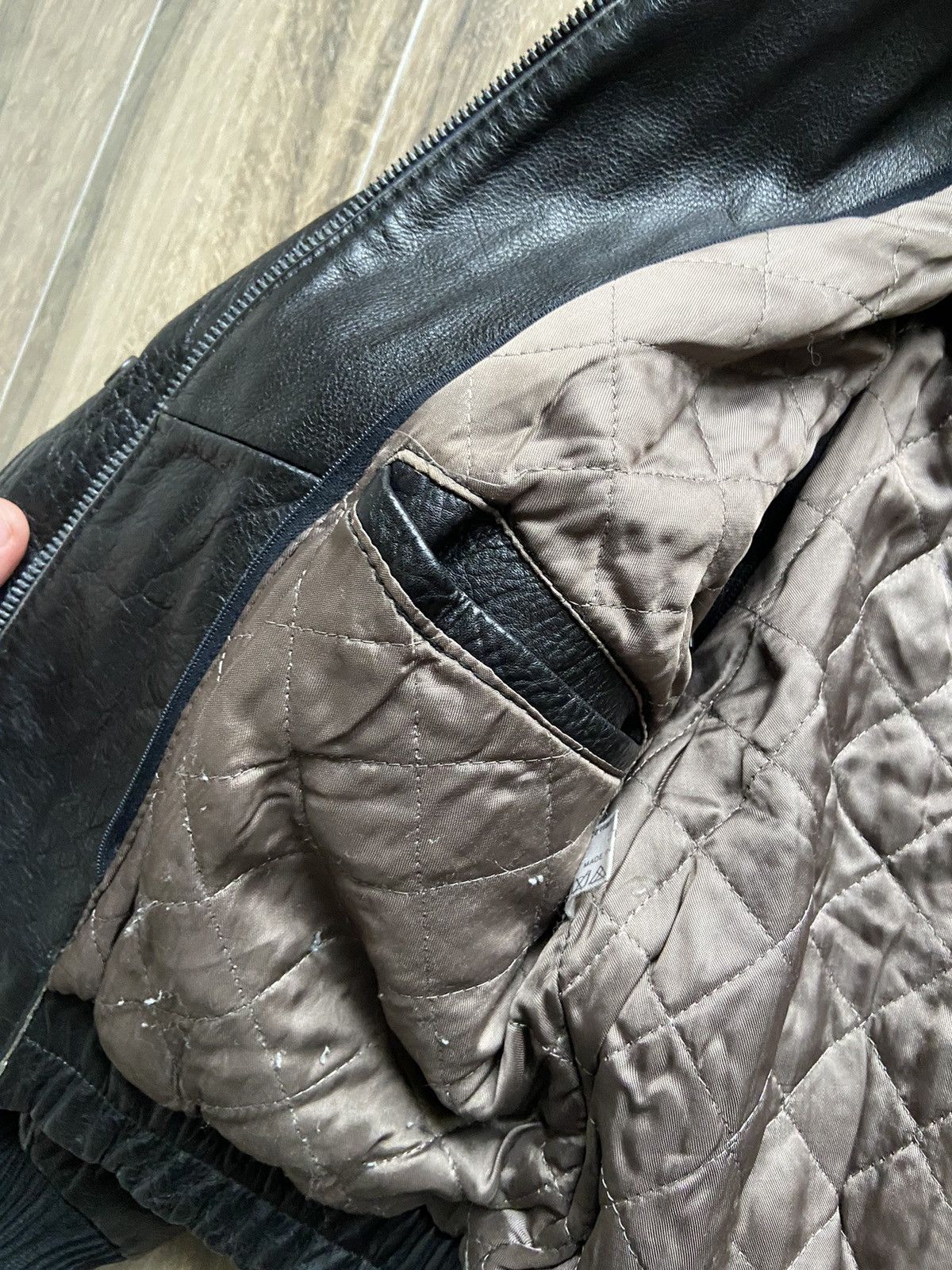Genuine Leather × Vintage Vintage Chi Moda Cowboys leather jacket made in italy Size US S / EU 44-46 / 1 - 7 Thumbnail