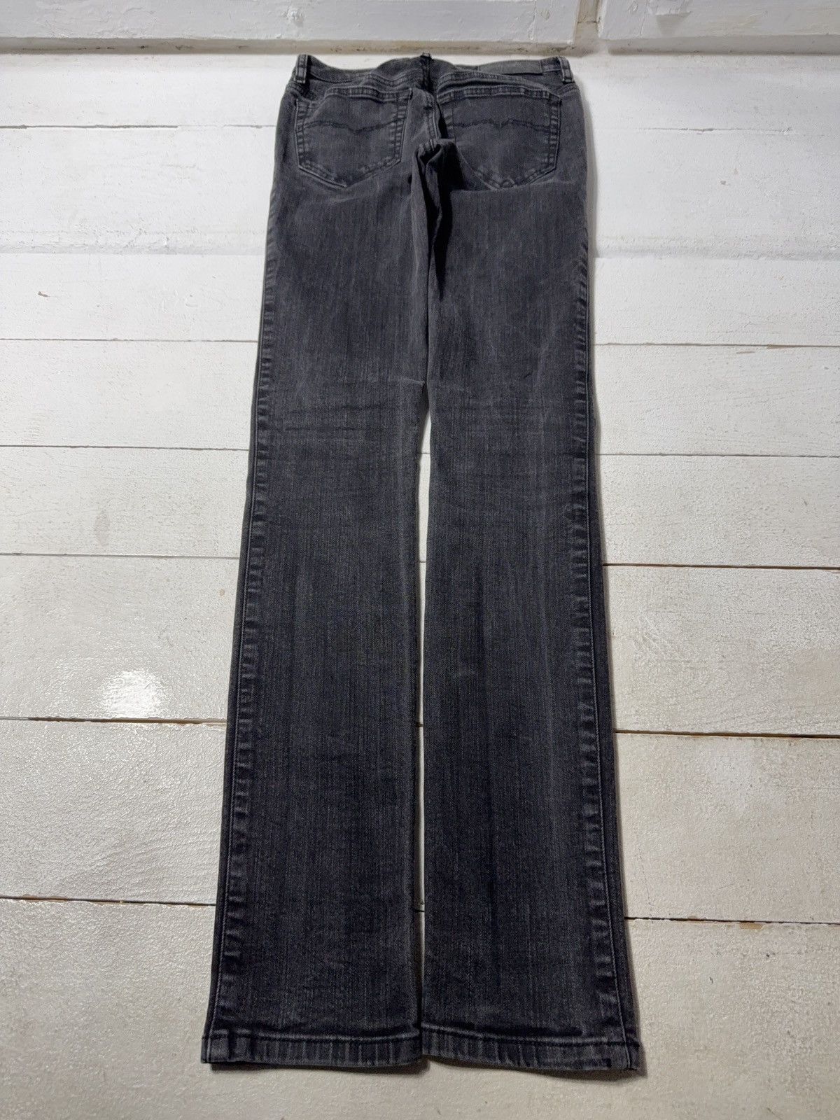 Diesel Luxury Diesel Skinzee Super Slim Skinny Black Stretch Jeans Size 27" / US 4 / IT 40 - 12 Thumbnail