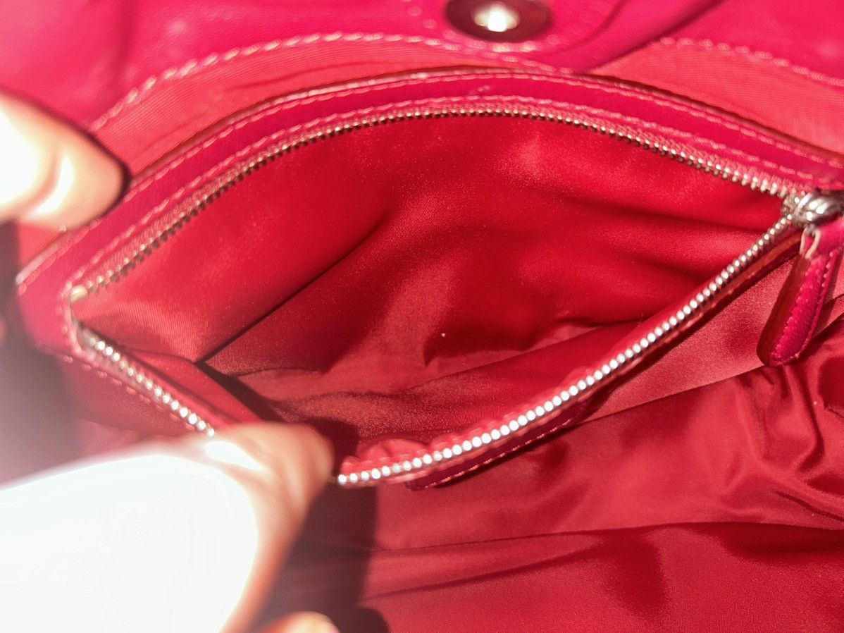 Dior Christian Dior Red Nylon Cannage Charming Lock Bag w/ COA Size ONE SIZE - 7 Thumbnail