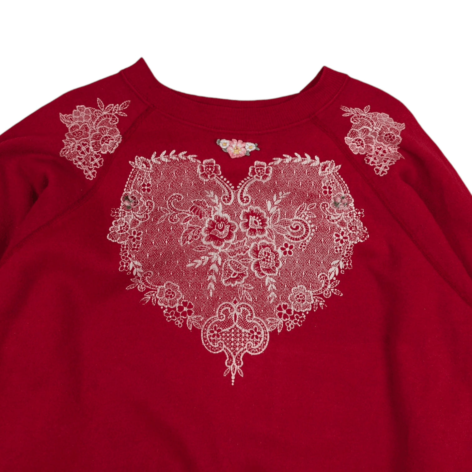 Hanes Vintage 90's HANES Love Embroidered Custom Jumper Sweatshirt Size XL / US 12-14 / IT 48-50 - 4 Thumbnail