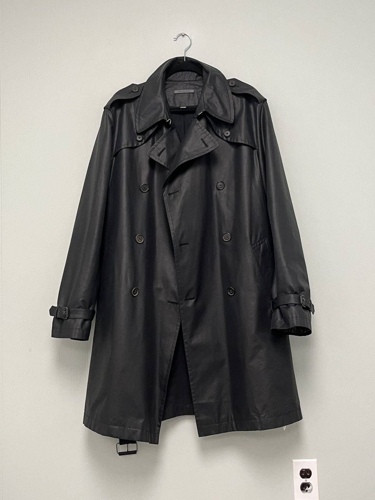 John Varvatos Resin Coated Trench Coat Size EU 52 USA 42 Size US L / EU 52-54 / 3 - 5 Thumbnail