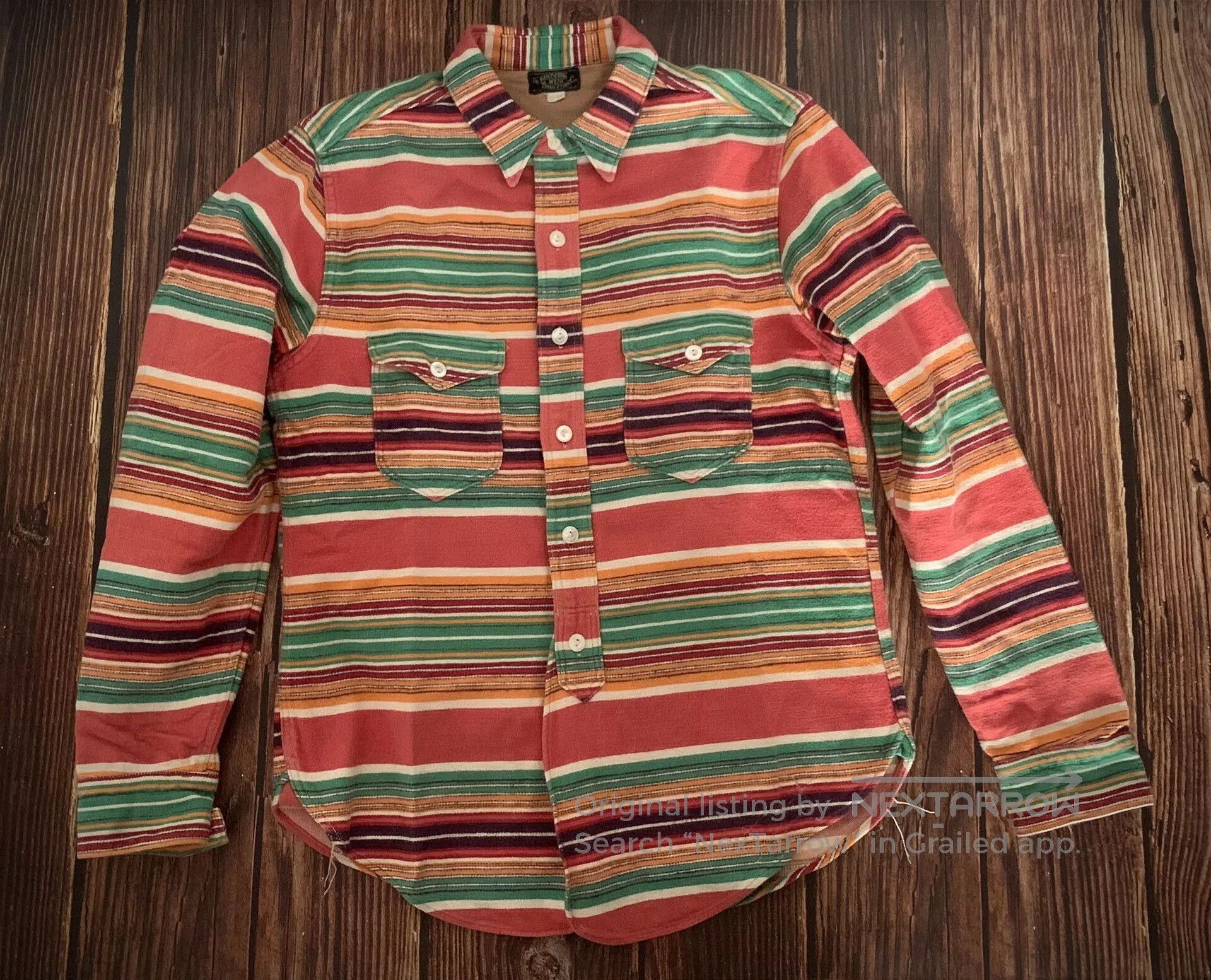 Freewheelers Freewheelers Rainbow Stripe Shirt. Size US L / EU 52-54 / 3 - 1 Thumbnail