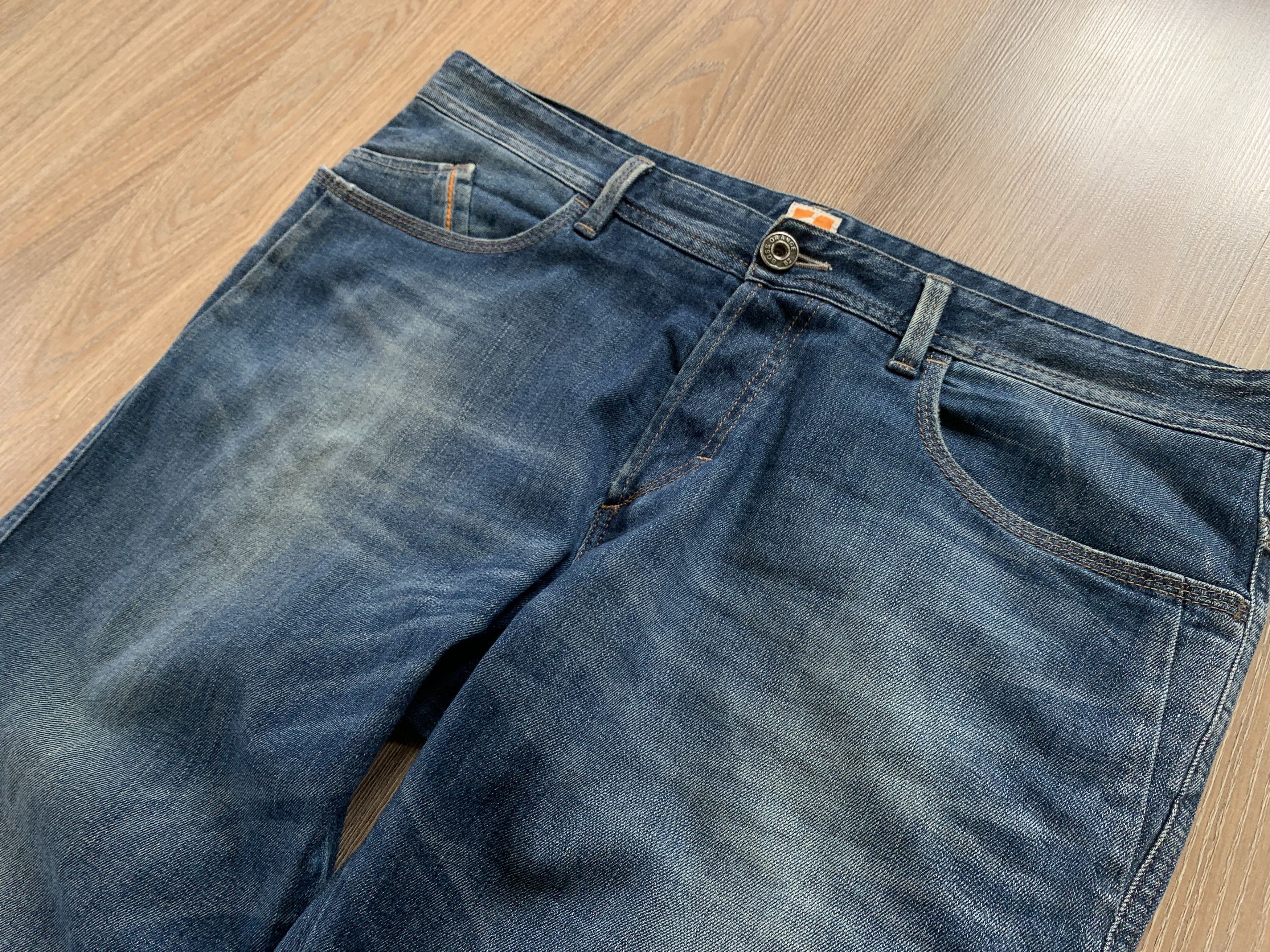 Hugo Boss × Vintage Hugo Boss Orange Blue Jeans Size US 38 / EU 54 - 4 Thumbnail