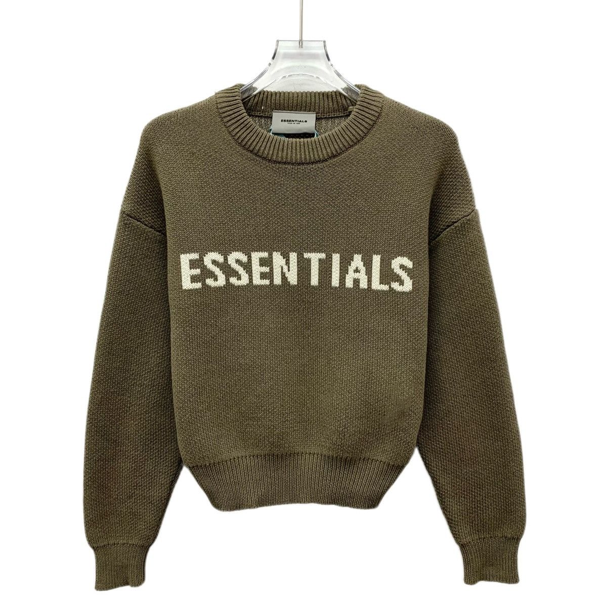 Essentials Essentials Intarsia Long Sleeve Knit Sweater K26WX Size S / US 4 / IT 40 - 1 Thumbnail