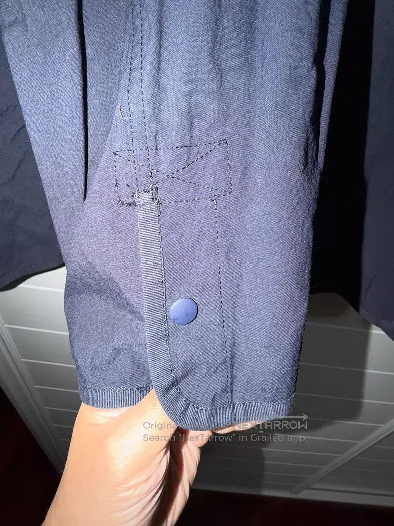 Comme des Garcons Comme Des Garcons Navy blue military style collarless jack Size US L / EU 52-54 / 3 - 4 Thumbnail