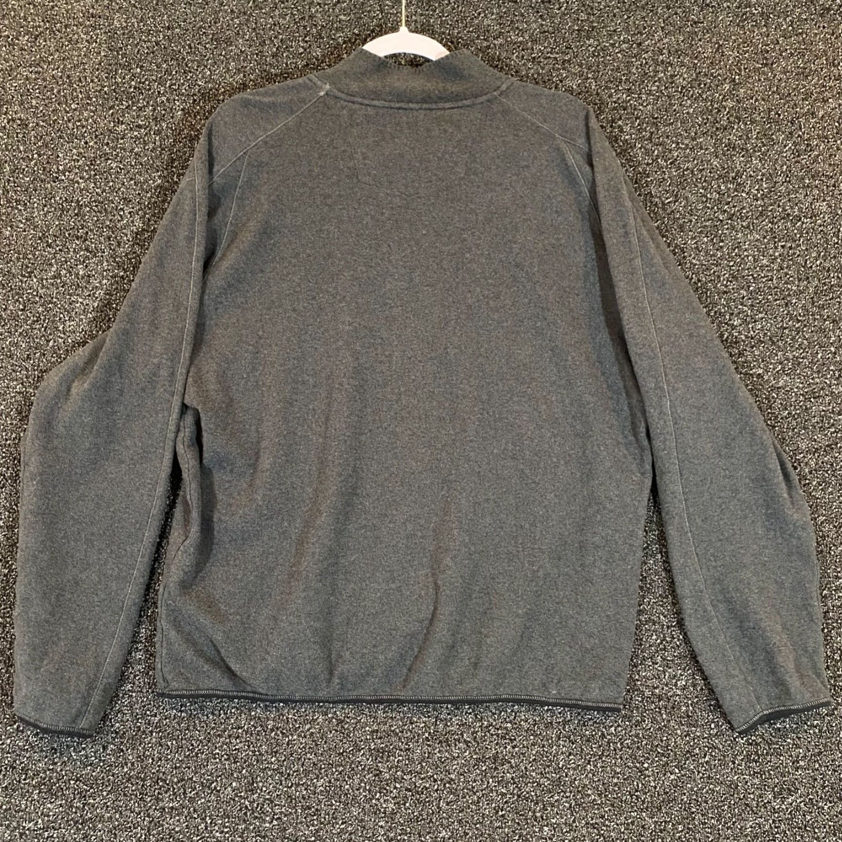Robert Graham Robert Graham Sweater Mens XL Gray 1/2 Zip Pullover Long Sleeve Classic Preppy Knit Cotton Size US XL / EU 56 / 4 - 6 Thumbnail