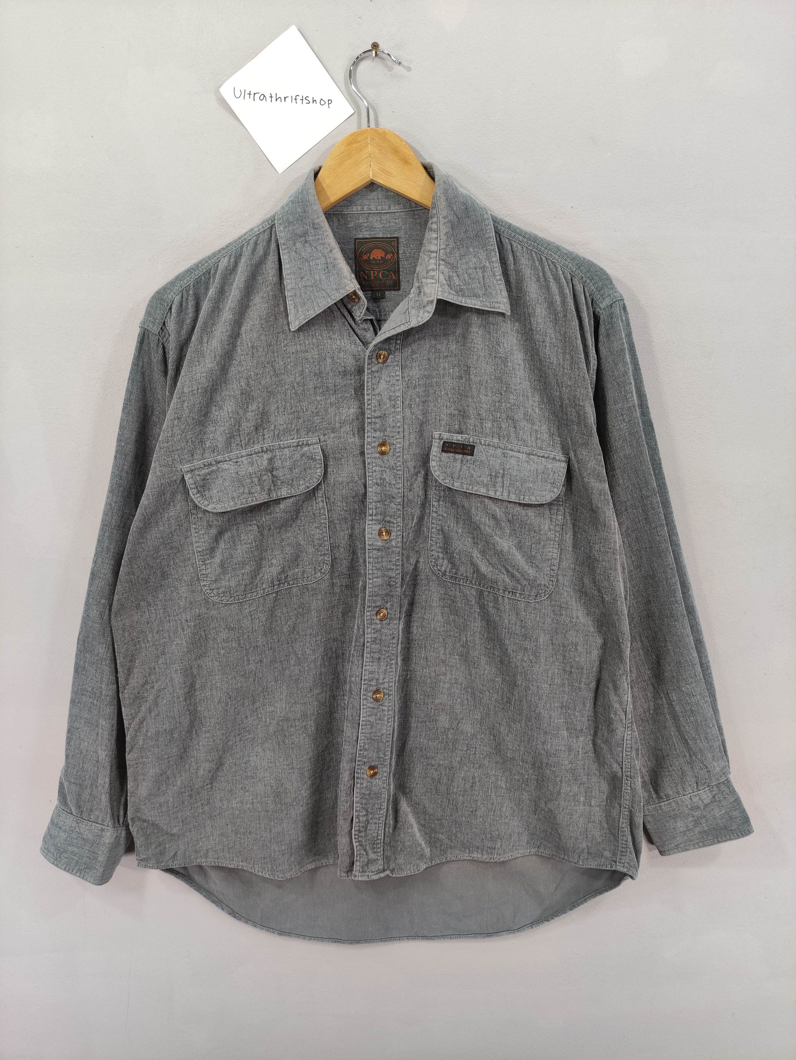 Flannel Vintage Npca Shirt Button Up Long Sleeve Flannel Size US M / EU 48-50 / 2 - 1 Thumbnail