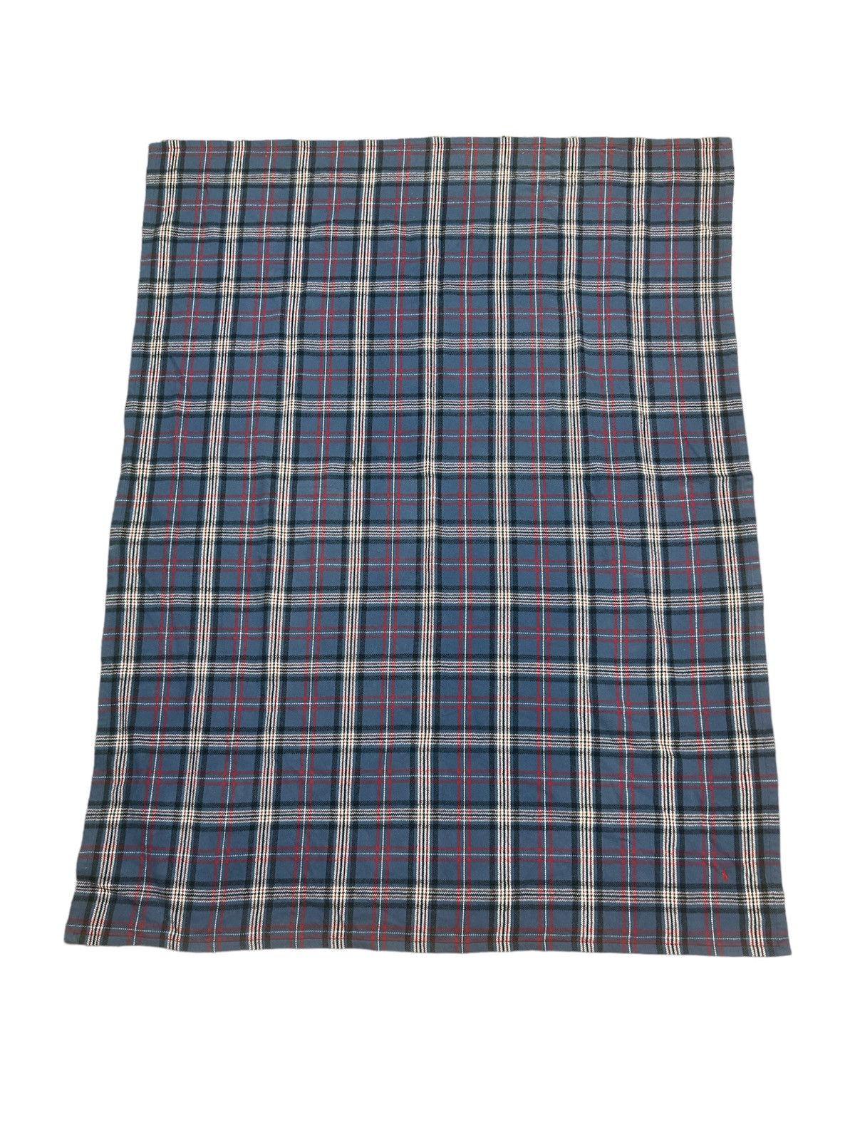 image of Polo Ralph Laurent Checked Big Size Blanket / Table Cloth in Blue, Men's