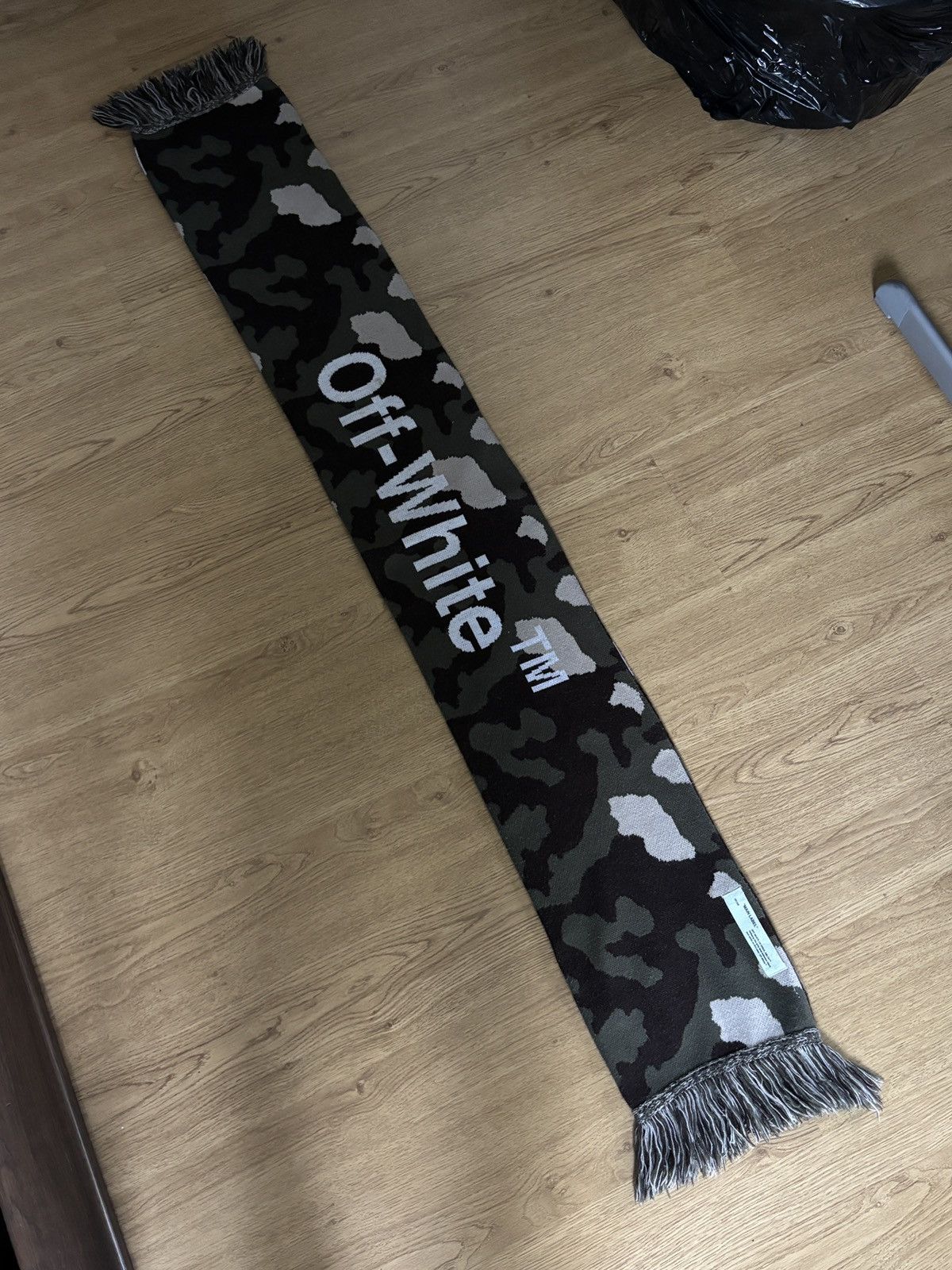 Off-White Off-White Peace Camo Camouflage Scarf Virgil Abloh Rare Size ONE SIZE - 4 Thumbnail