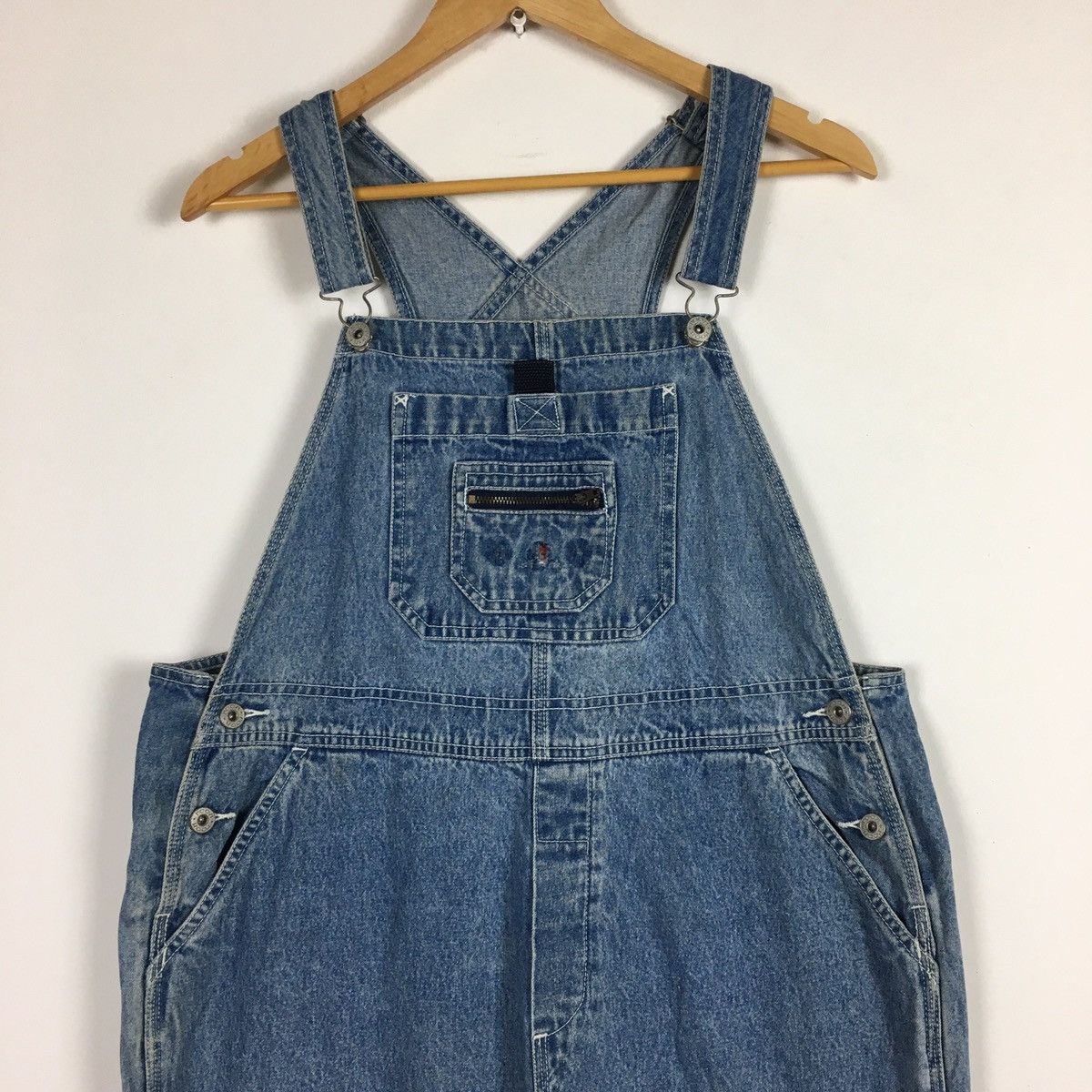 Disney Vintage Disney Pooh Bib Overall Baggy Size 39" - 4 Thumbnail